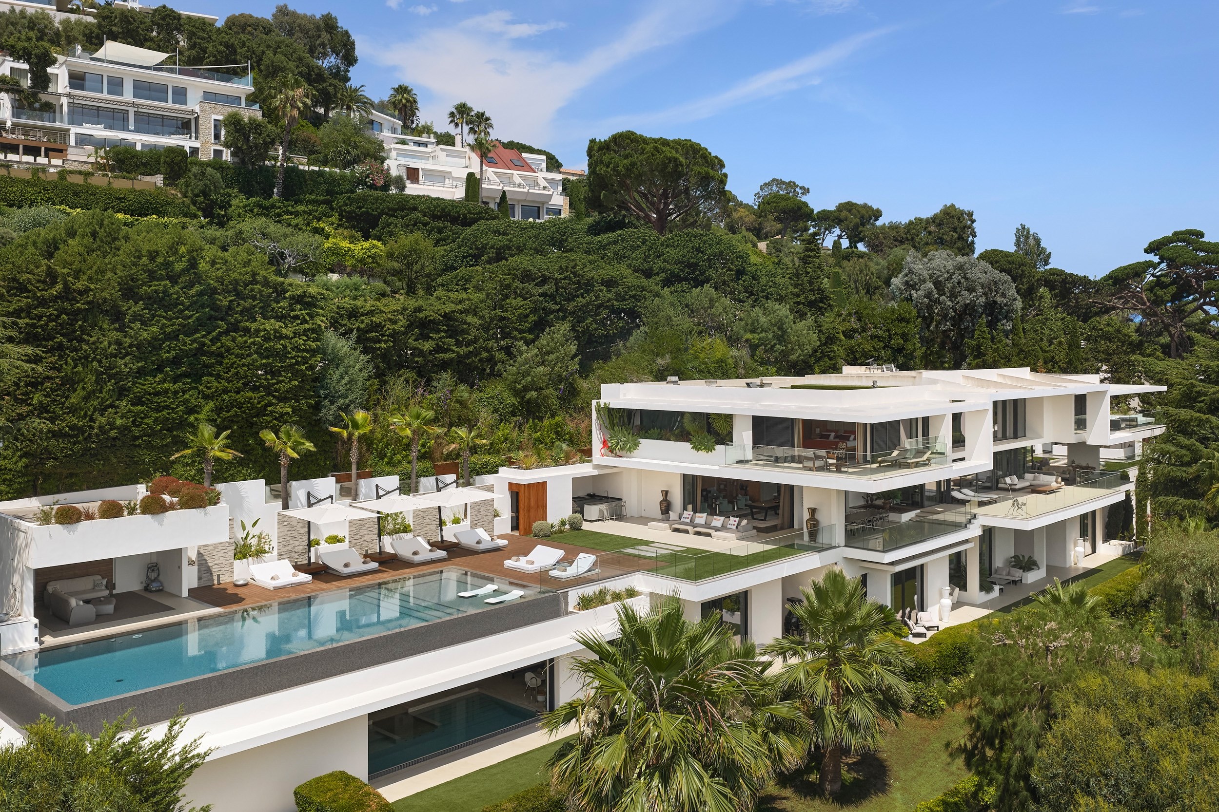  Contemporary luxury estate with panoramic sea views in Cannes Californie - 物件實景