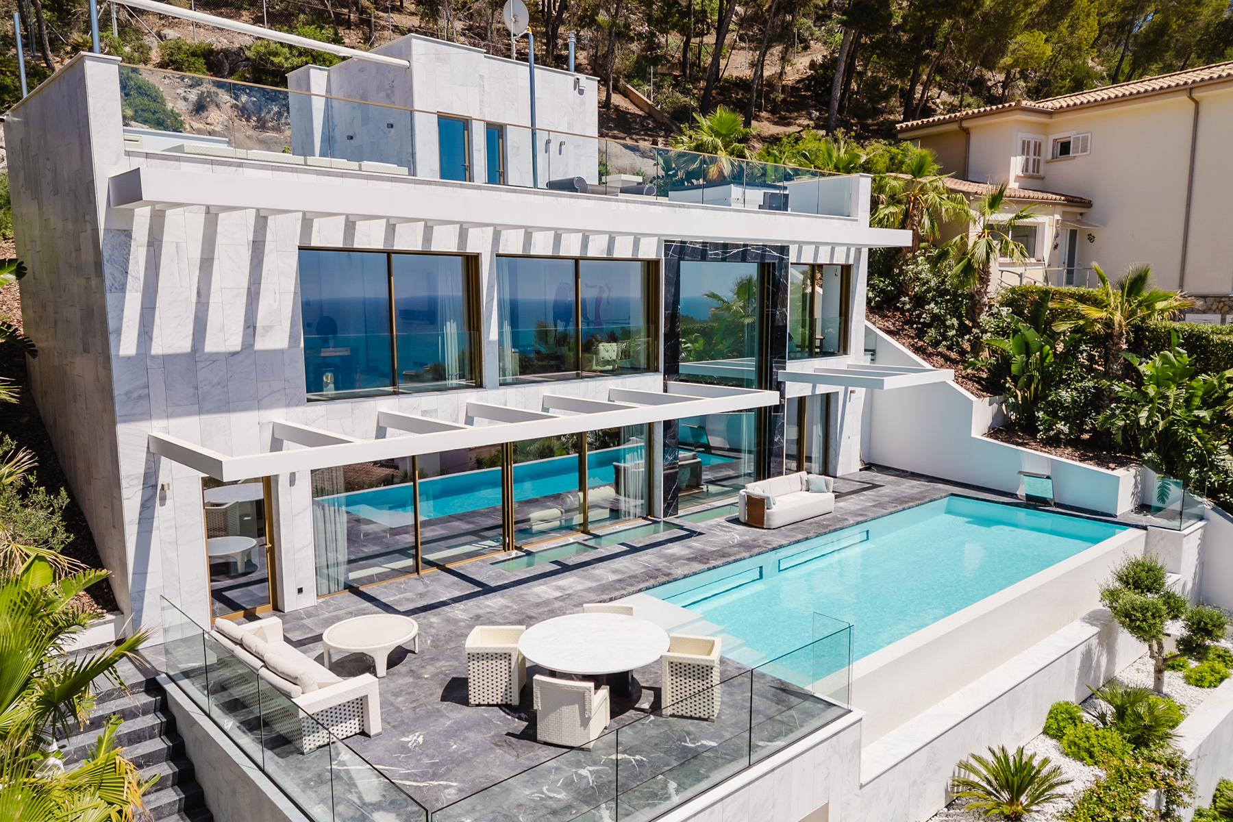  Villa with pool and sea views in Cala Llamp - 物件實景