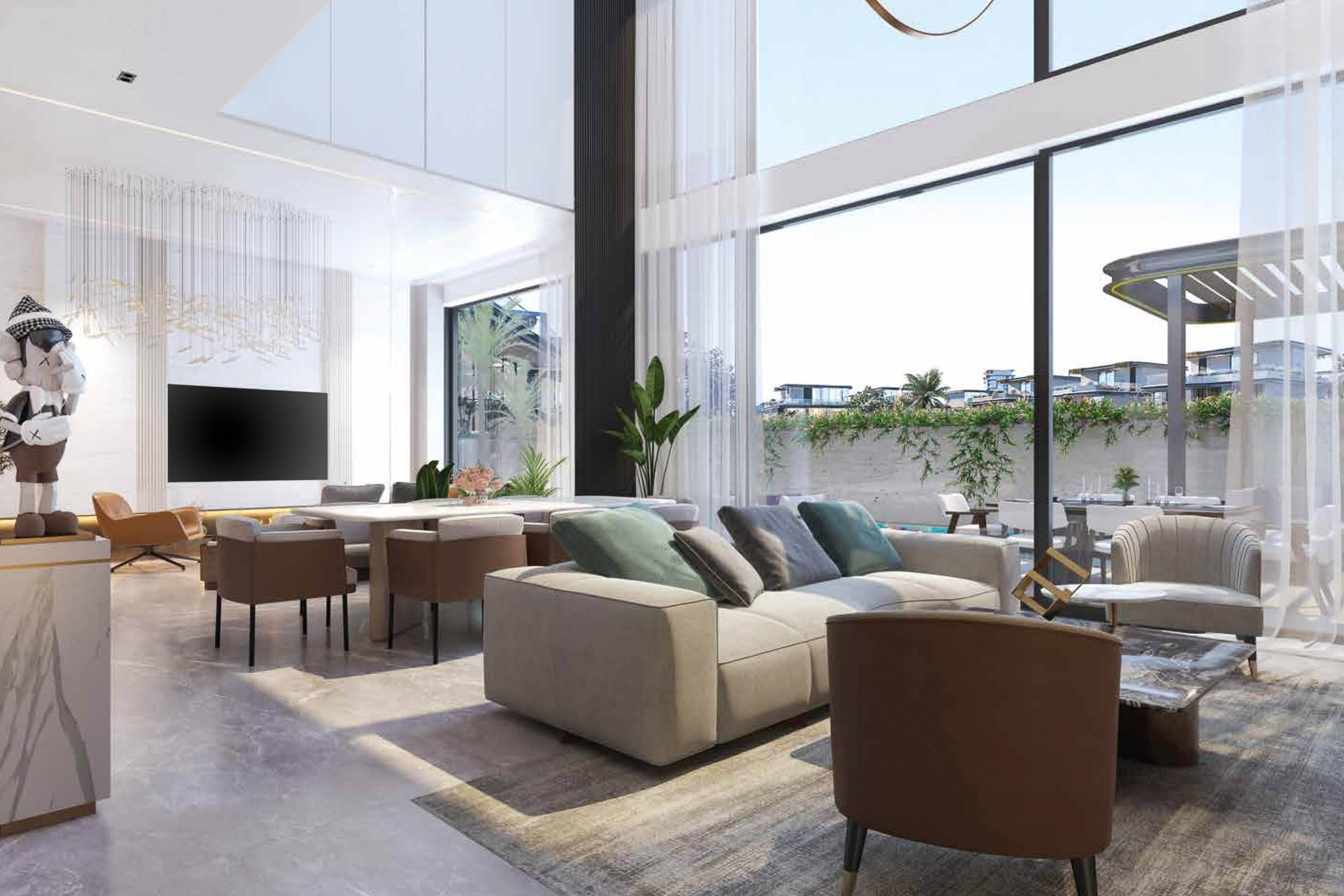  Villa with Private Pool and Rooftop Jacuzzi in MBR City - 物件實景