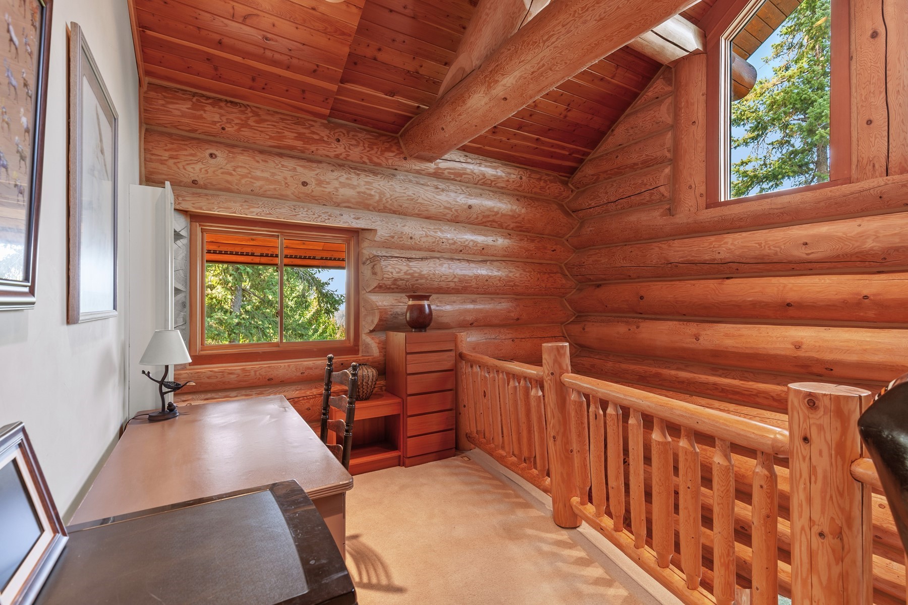  Log Estate overlooking Lake Coeur d