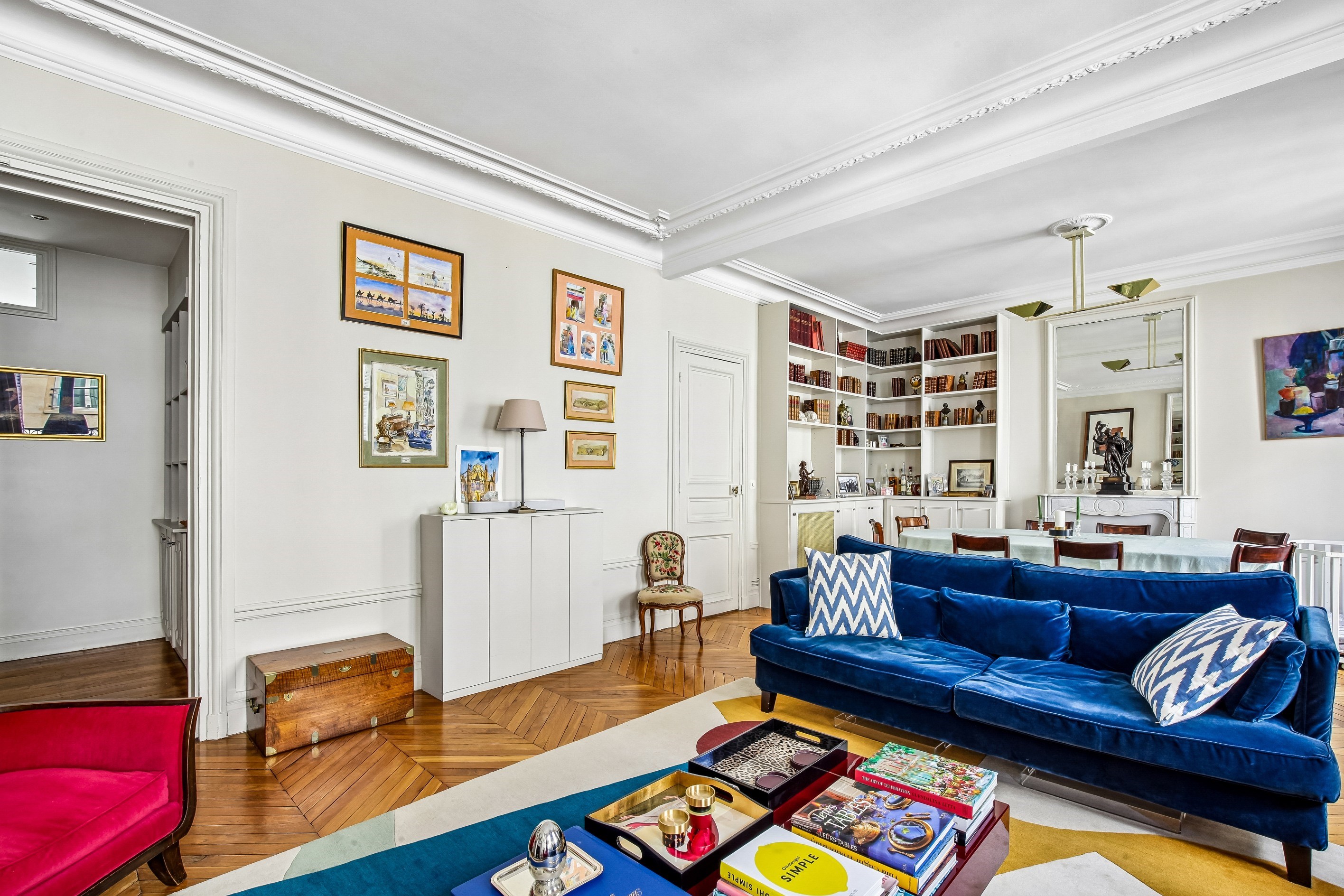  16th Arrondissement Town Hall: Elegant Upper-Floor Apartment - 物件實景