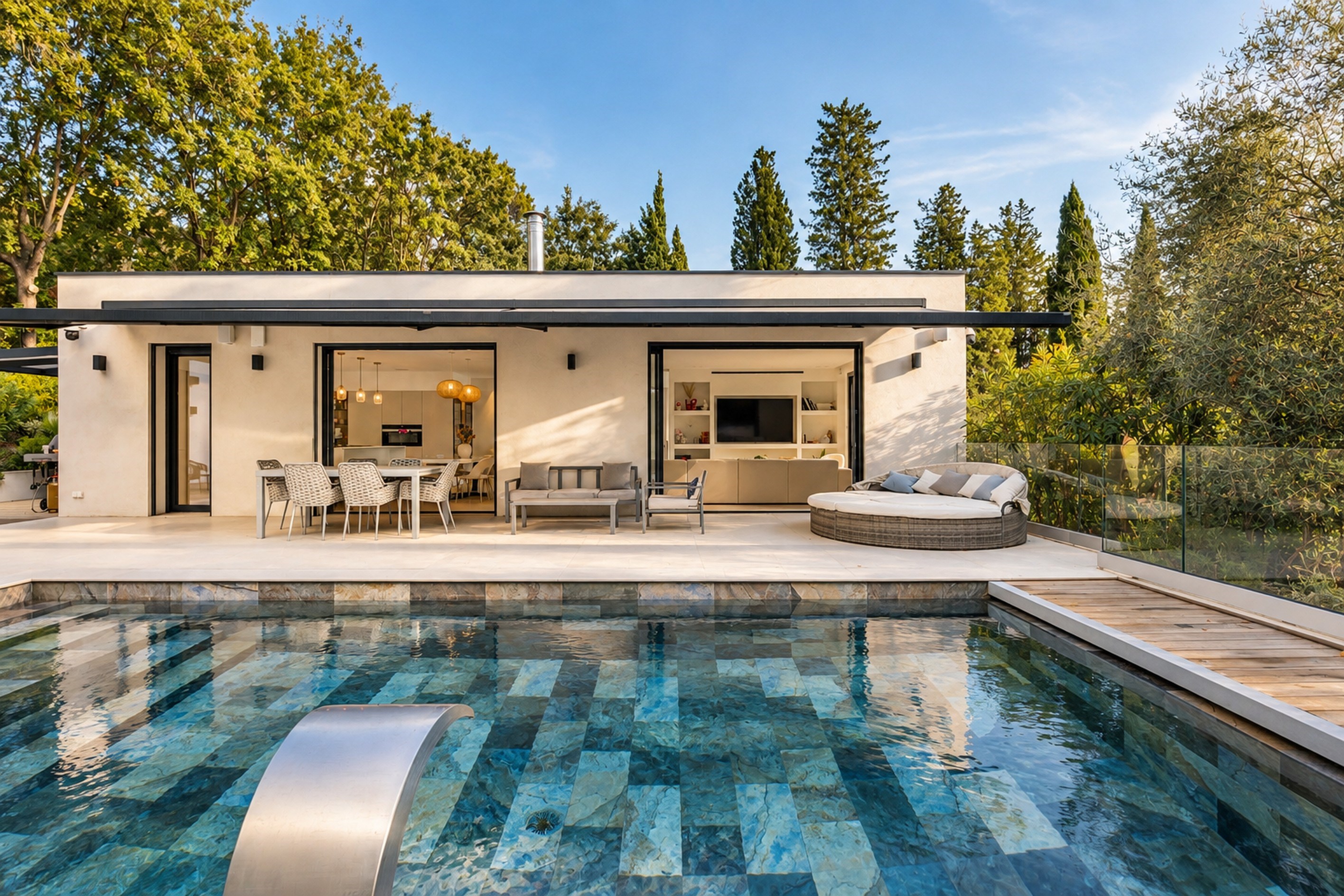  Prestigious contemporary villa with pool near Valbonne - 物件實景