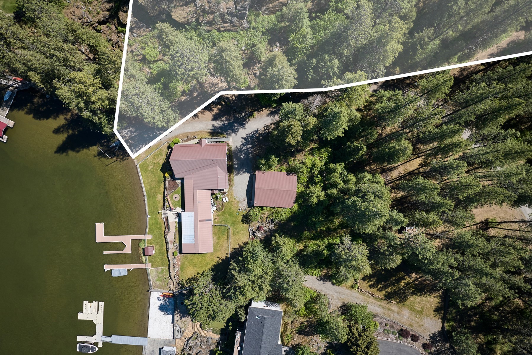 Rare 10 acre/3 Parcel Waterfront Property - 物件實景