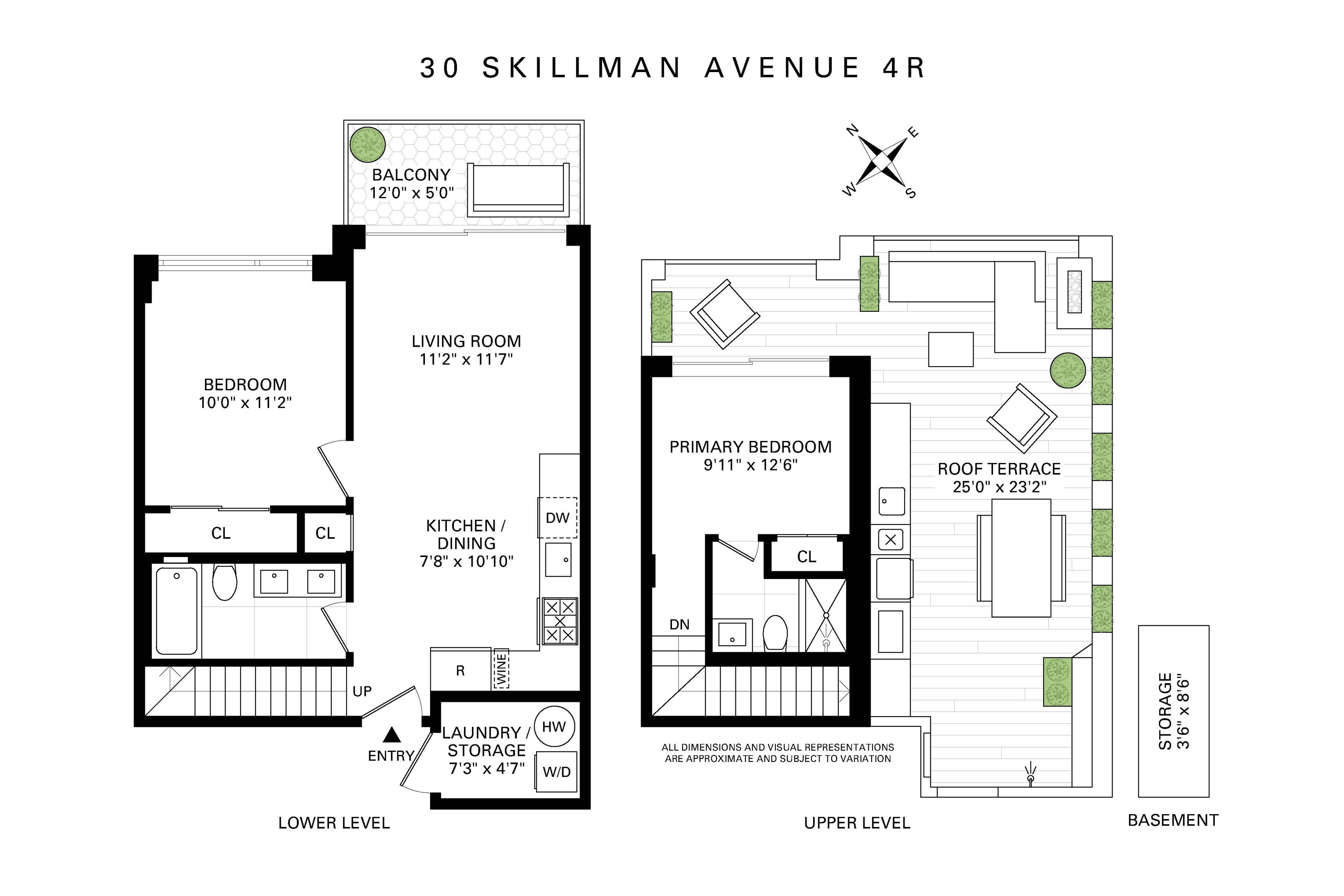  Sun-Filled Williamsburg Duplex w/ 2 Private Decks - 物件實景