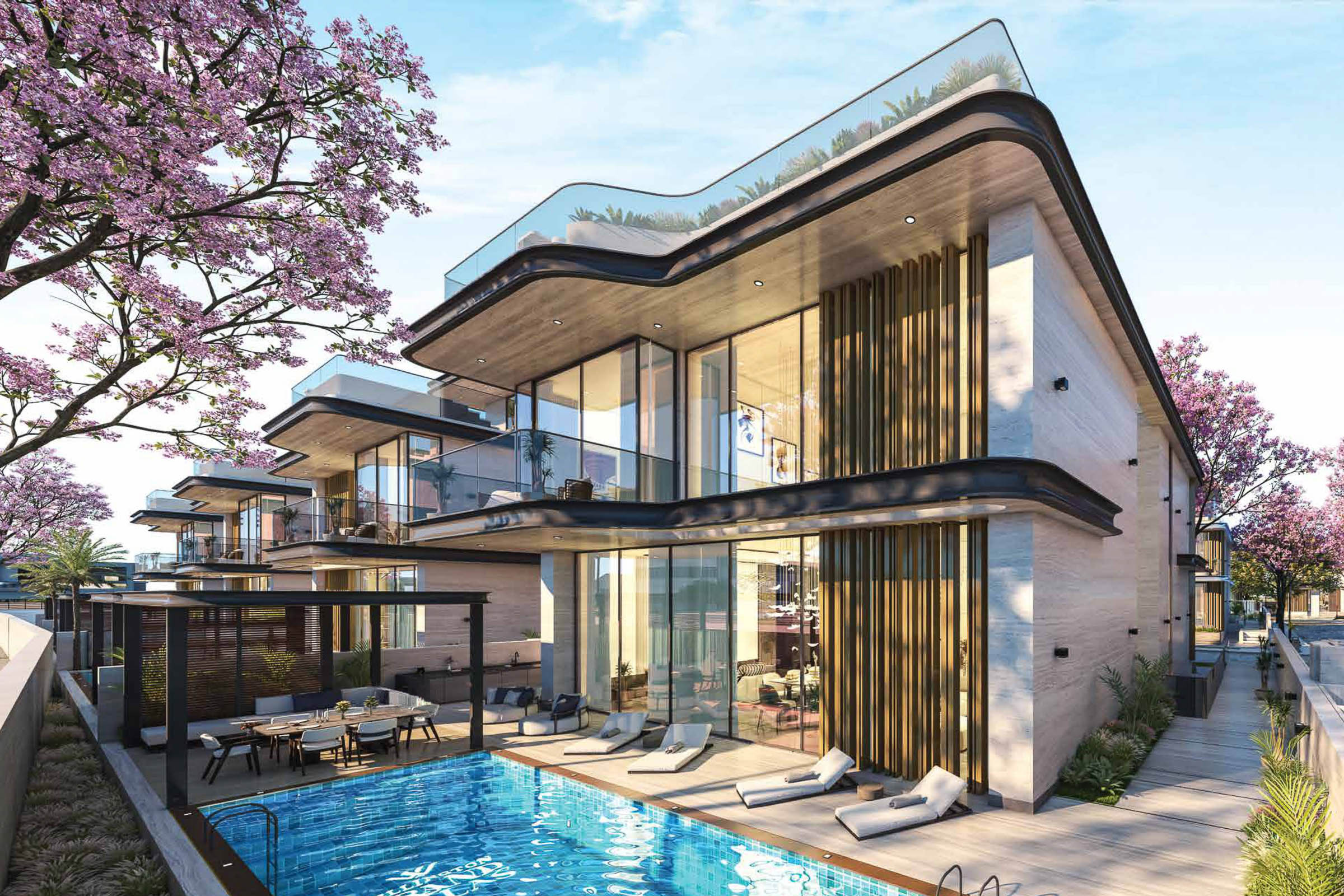  Villa with Private Pool and Rooftop Jacuzzi in MBR City - 物件實景
