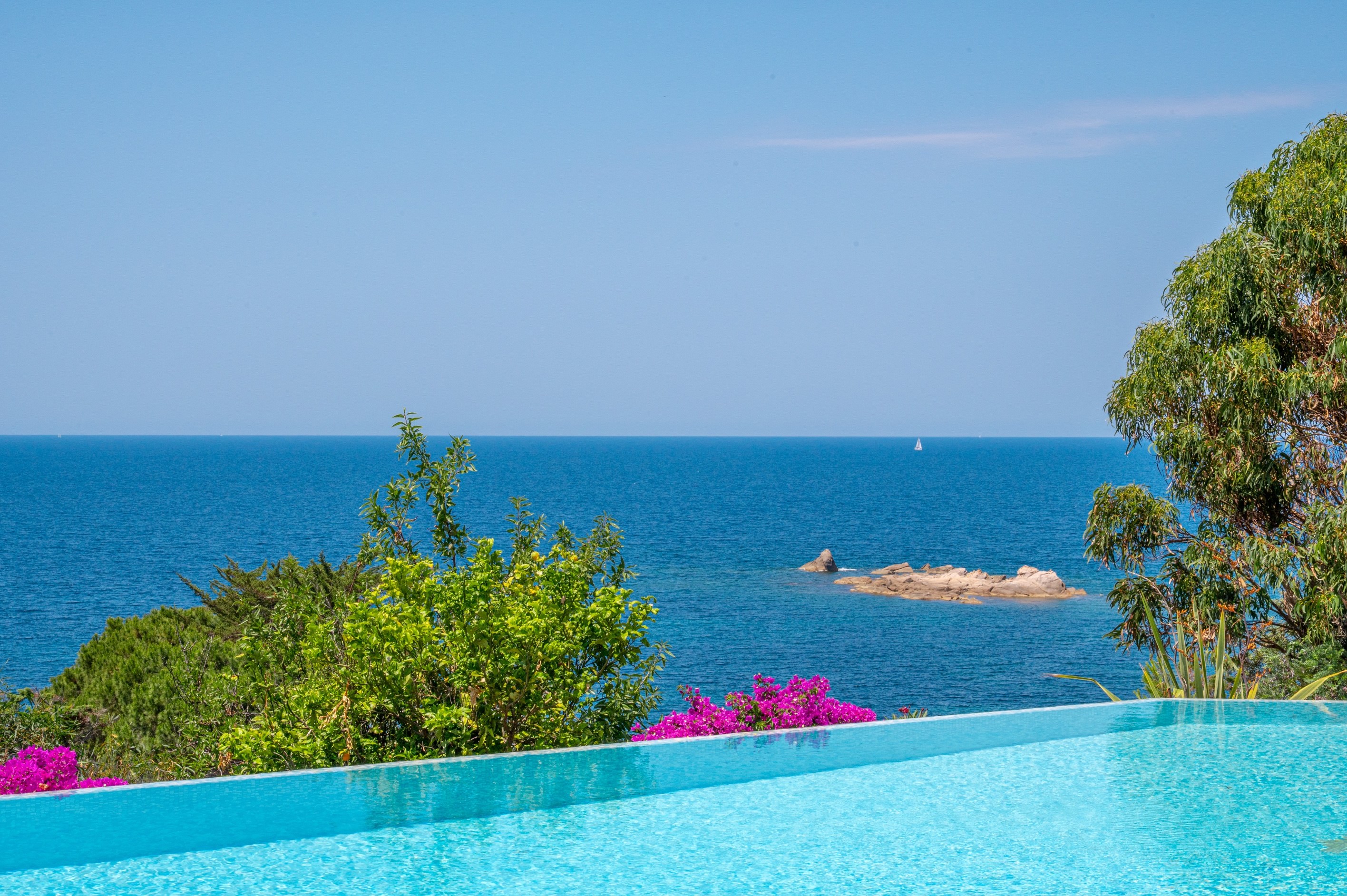  For sale : Luxury villa with pool, sea view and beach on foot - Isolella, Pietr… - 物件實景