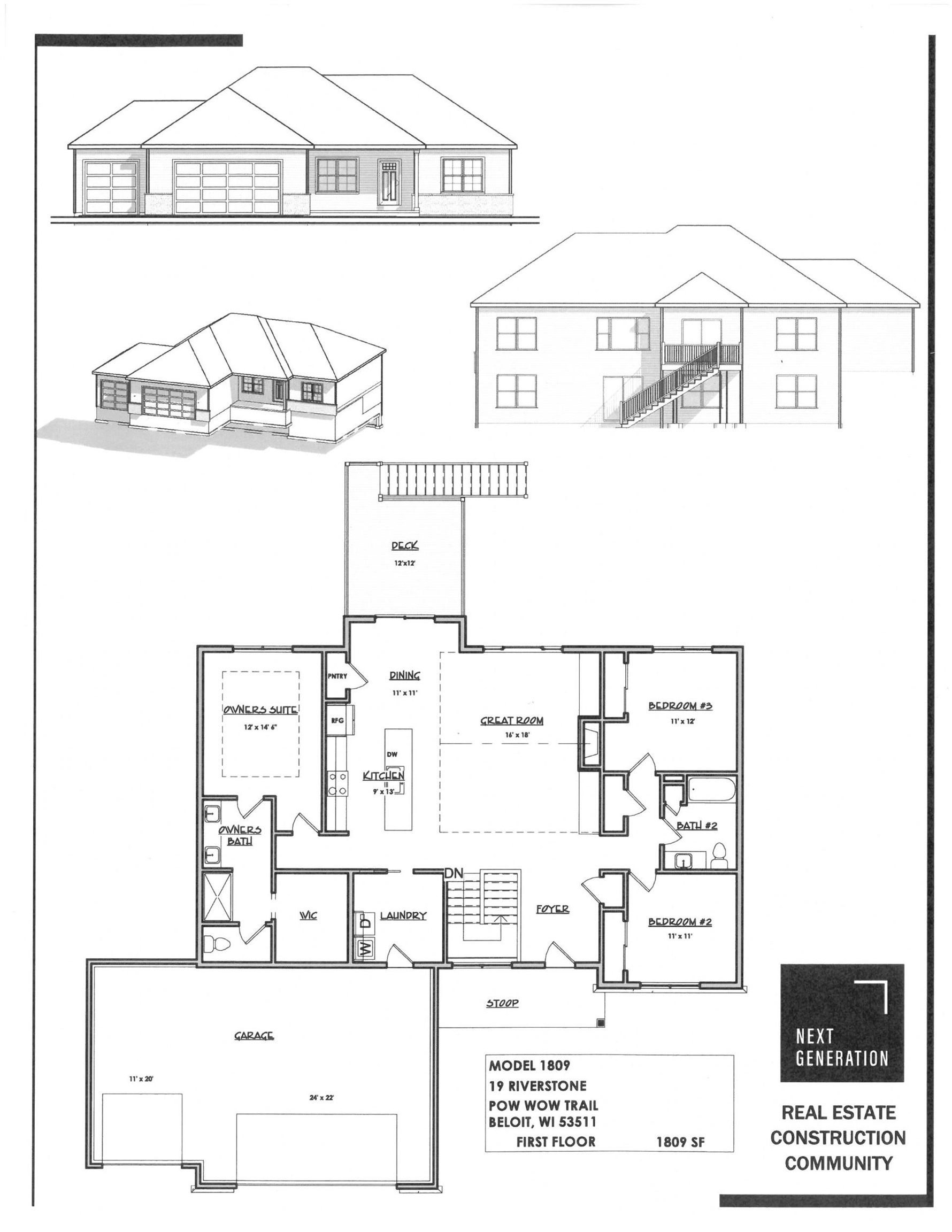 Beloit, Wisconsin, 53511, United States, 3 Bedrooms Bedrooms, ,2 BathroomsBathrooms,Residential,For Sale,2017784