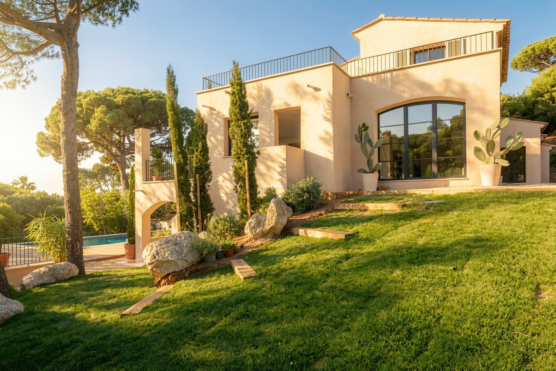  Ramatuelle – South-Facing Villa with Swimming Pool and Sea View - 物件實景
