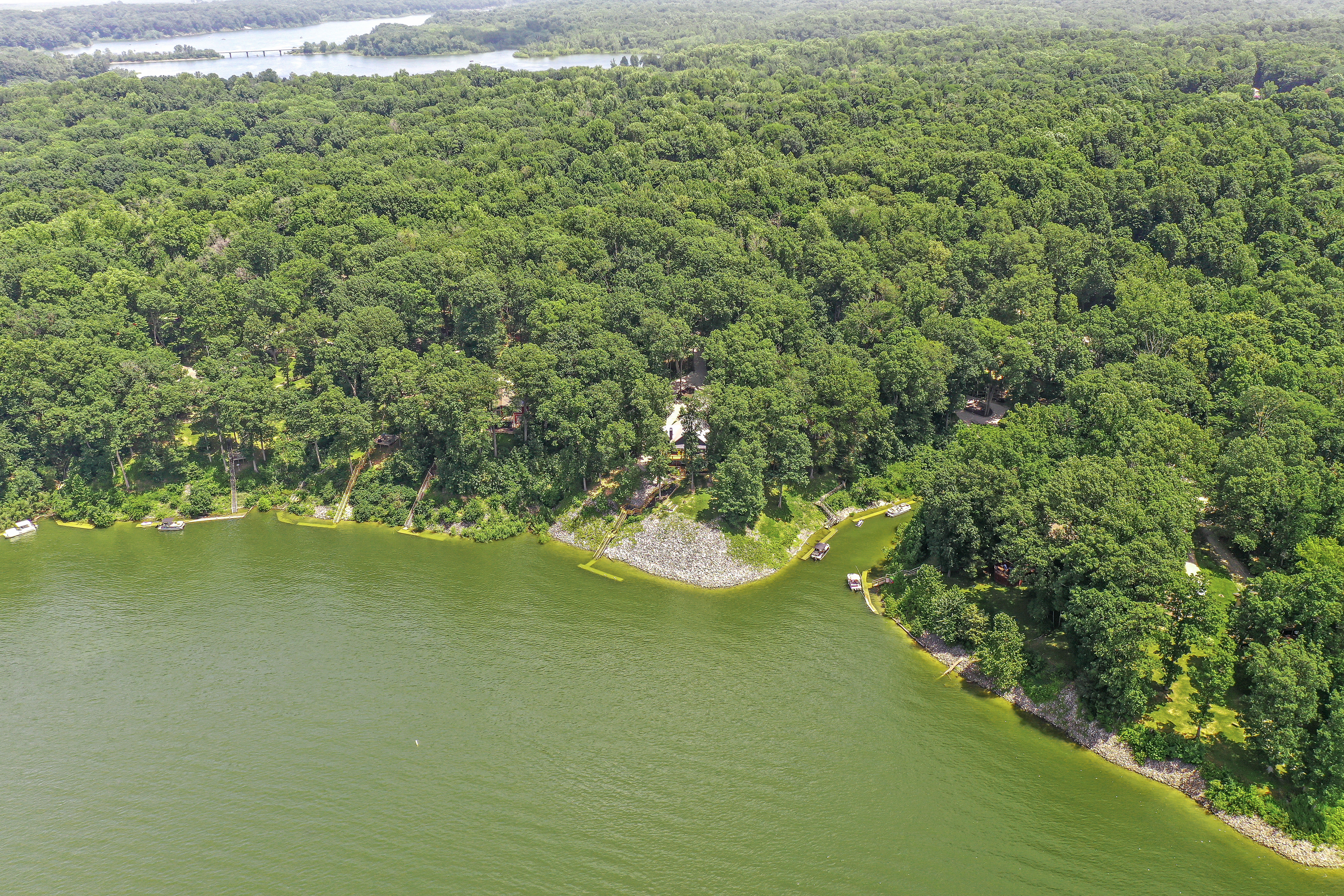  Extraordinary Custom Retreat Located on a Private Peninsula off Racoon Lake - 物件實景