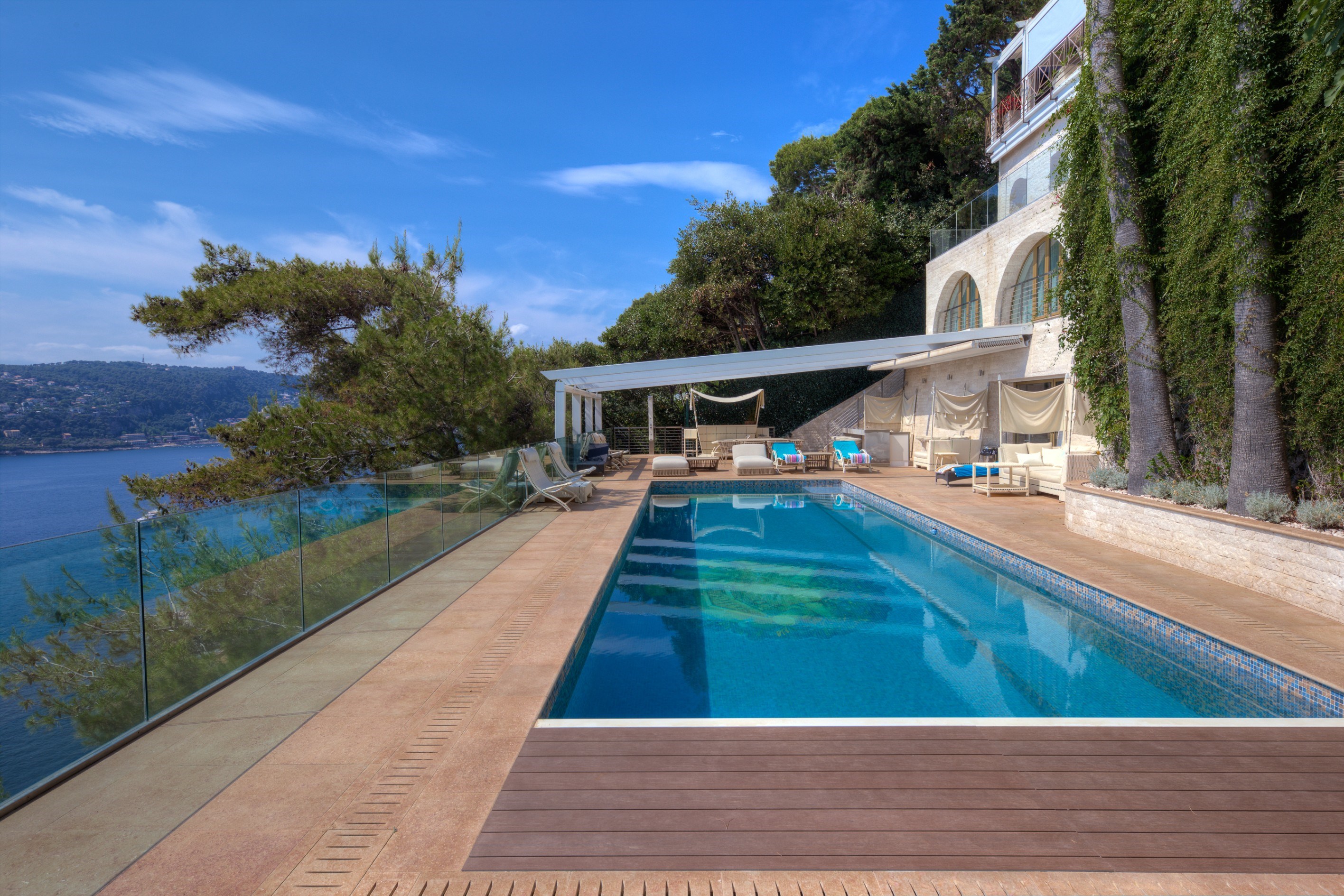  Waterfront luxury villa with panoramic sea views in Saint-Jean-Cap-Ferrat near … - 物件實景