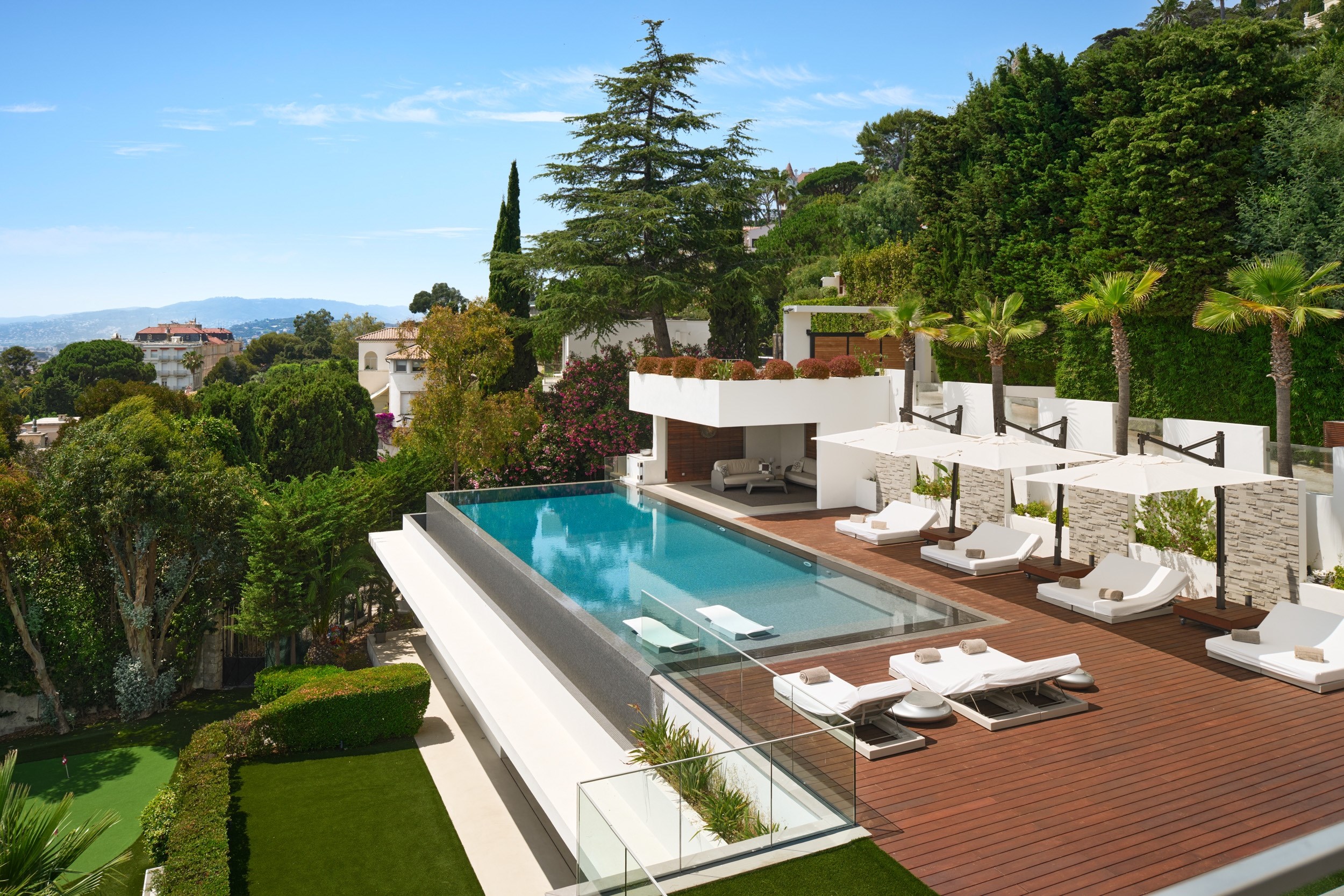  Contemporary luxury estate with panoramic sea views in Cannes Californie - 物件實景
