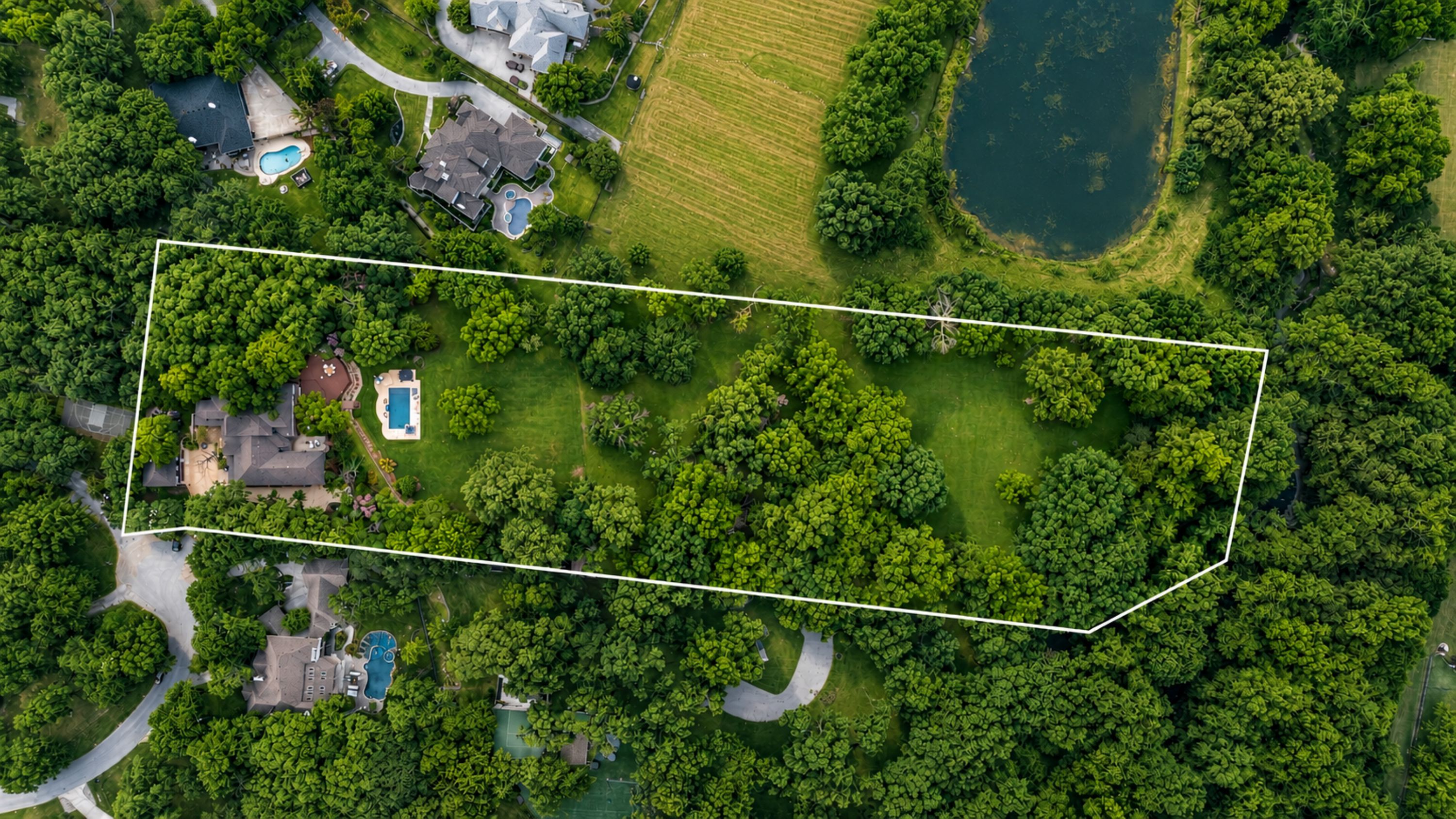  Luxury Estate Reimagined on Five Lush Acres with Resort Pool & Dream Guest House - 物件實景