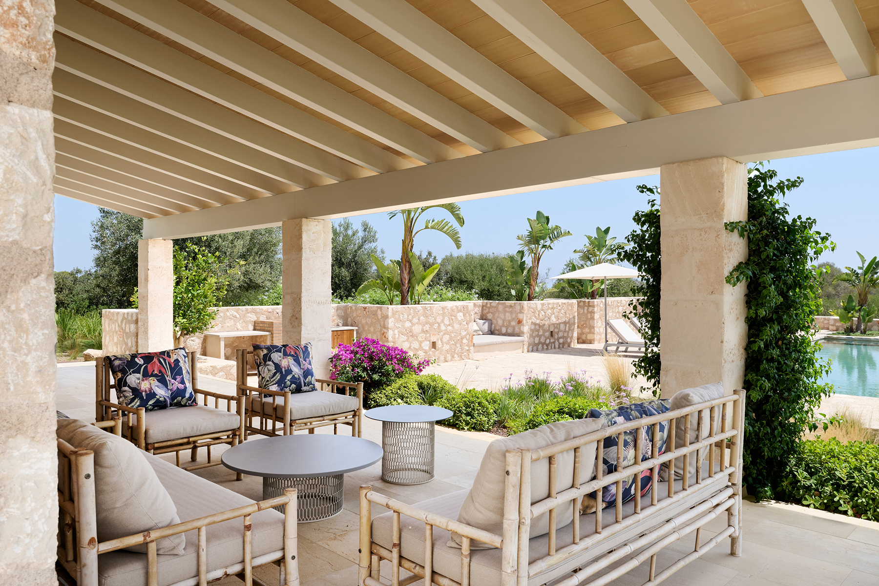  Mallorcan estate with pool and sea views in Portocolom, Mallorca - 物件實景
