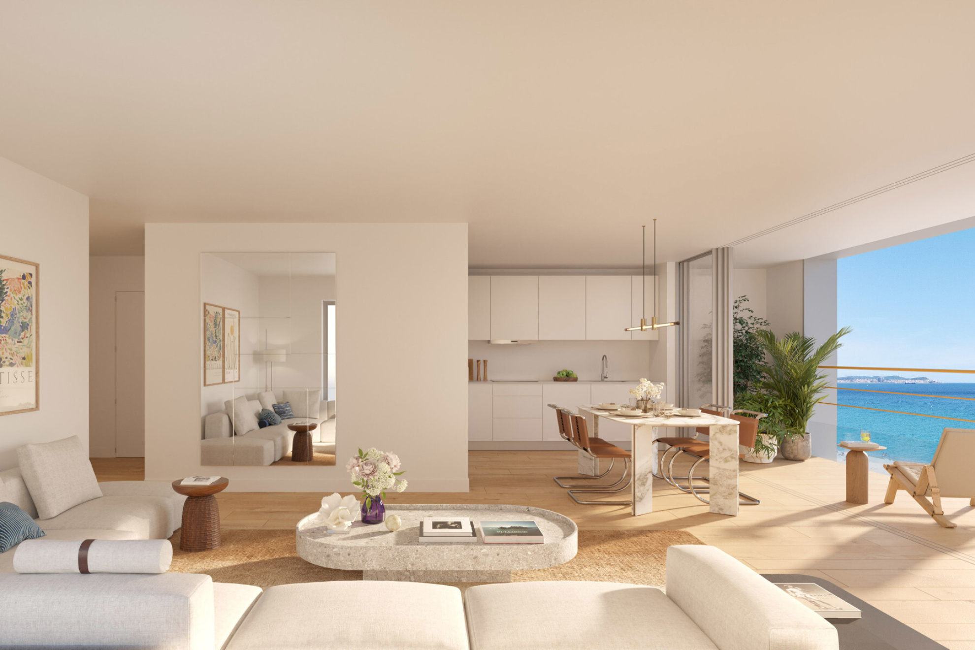  Promotion of new construction apartments on the seafront in Platja d