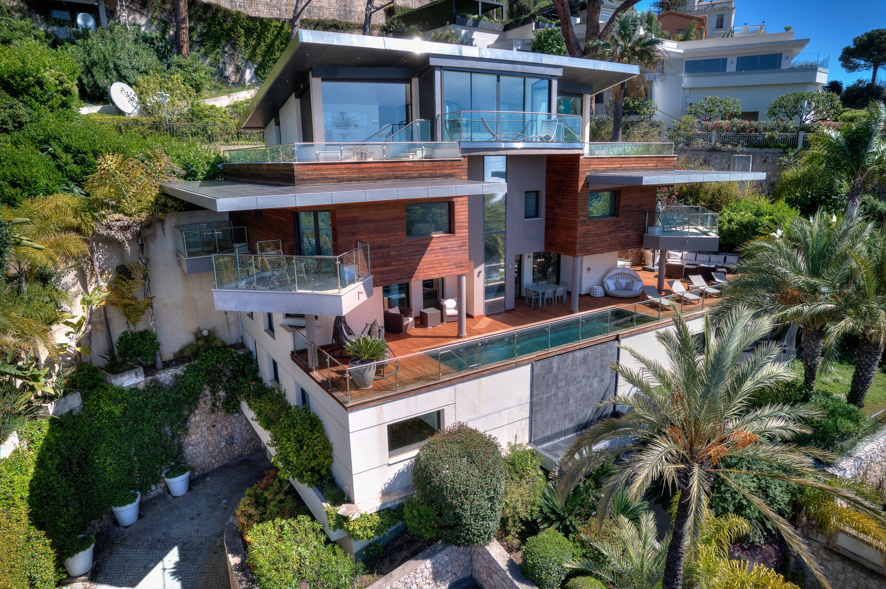  Very exclusive contemporary villa with panoramic sea view, renowned private dom… - 物件實景