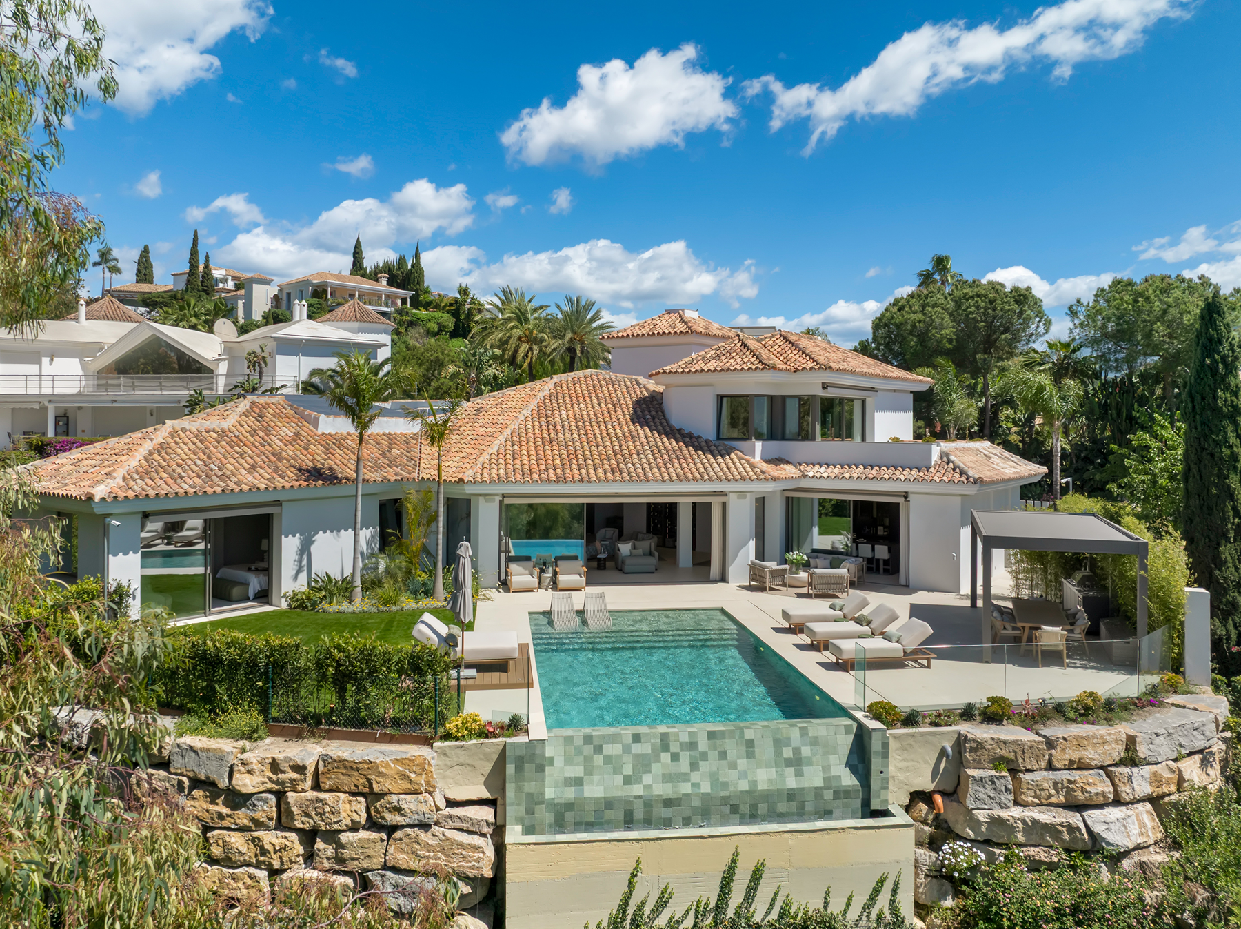 Contemporary Mediterranean villa with sea views in La Quinta - 物件實景