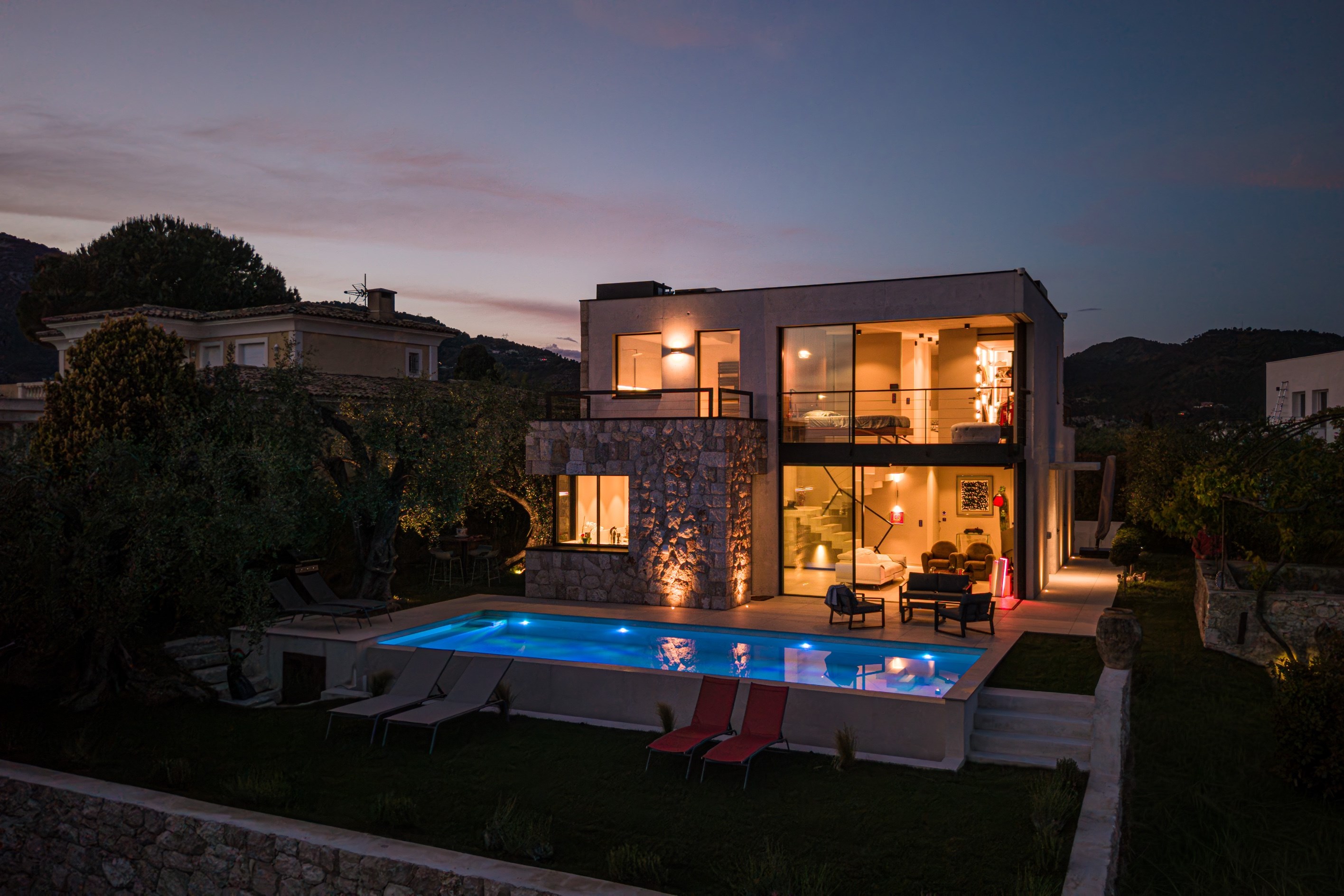  Gairaut : exceptional contemporary villa with panoramic sea views - 物件實景