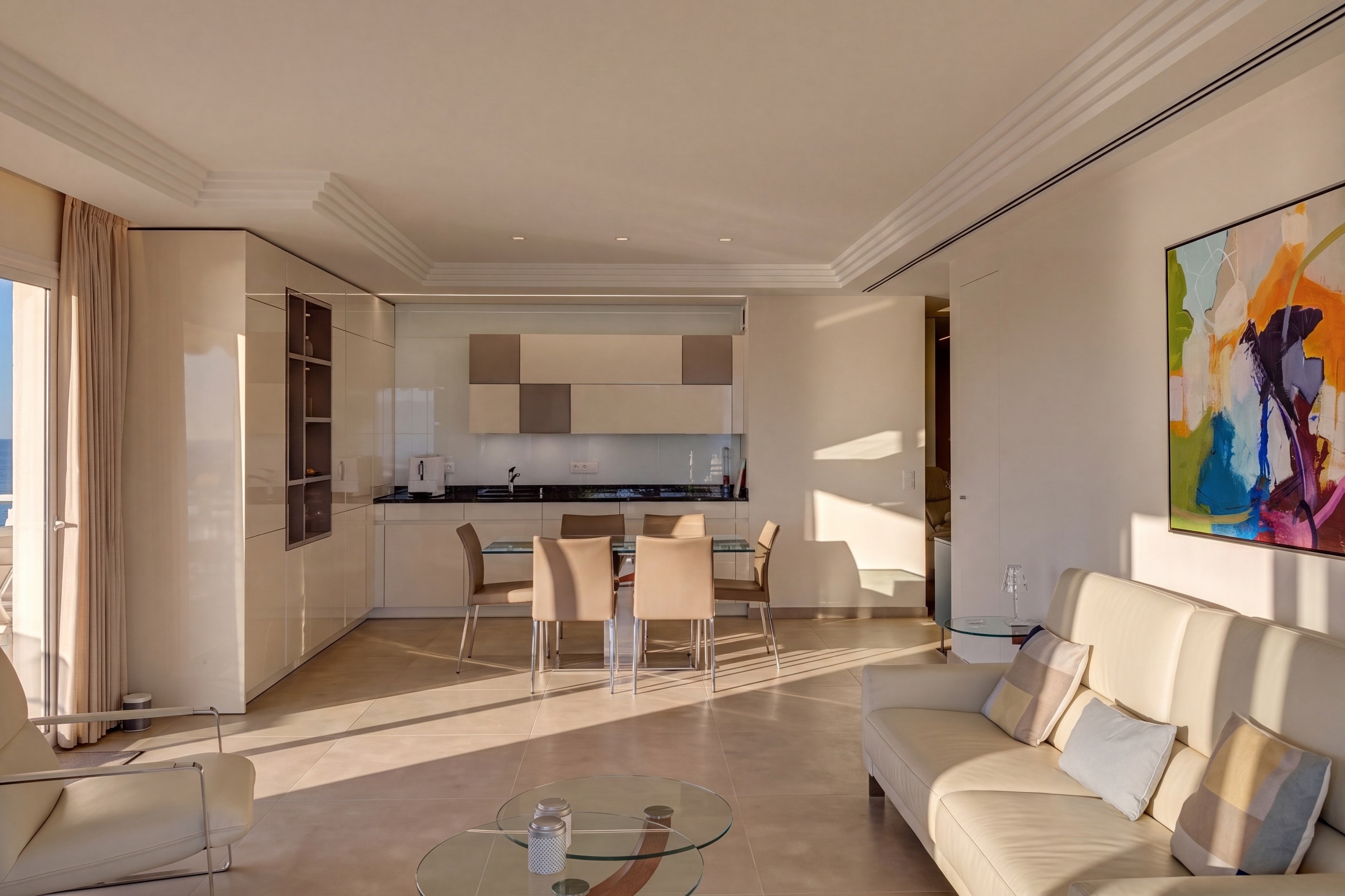  Cannes Croisette, luxury corner apartment for sale, sea views, garage and staff… - 物件實景