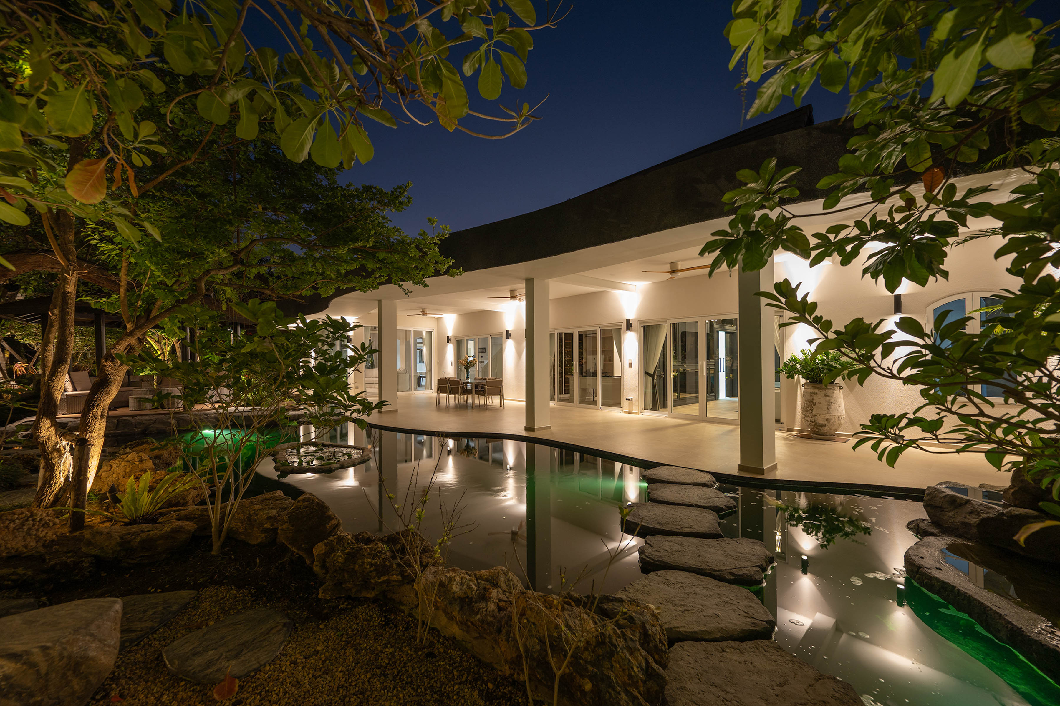  Creative Family Villa in North Cha-Am Featuring Gym, Office & Rock Wall - 物件實景