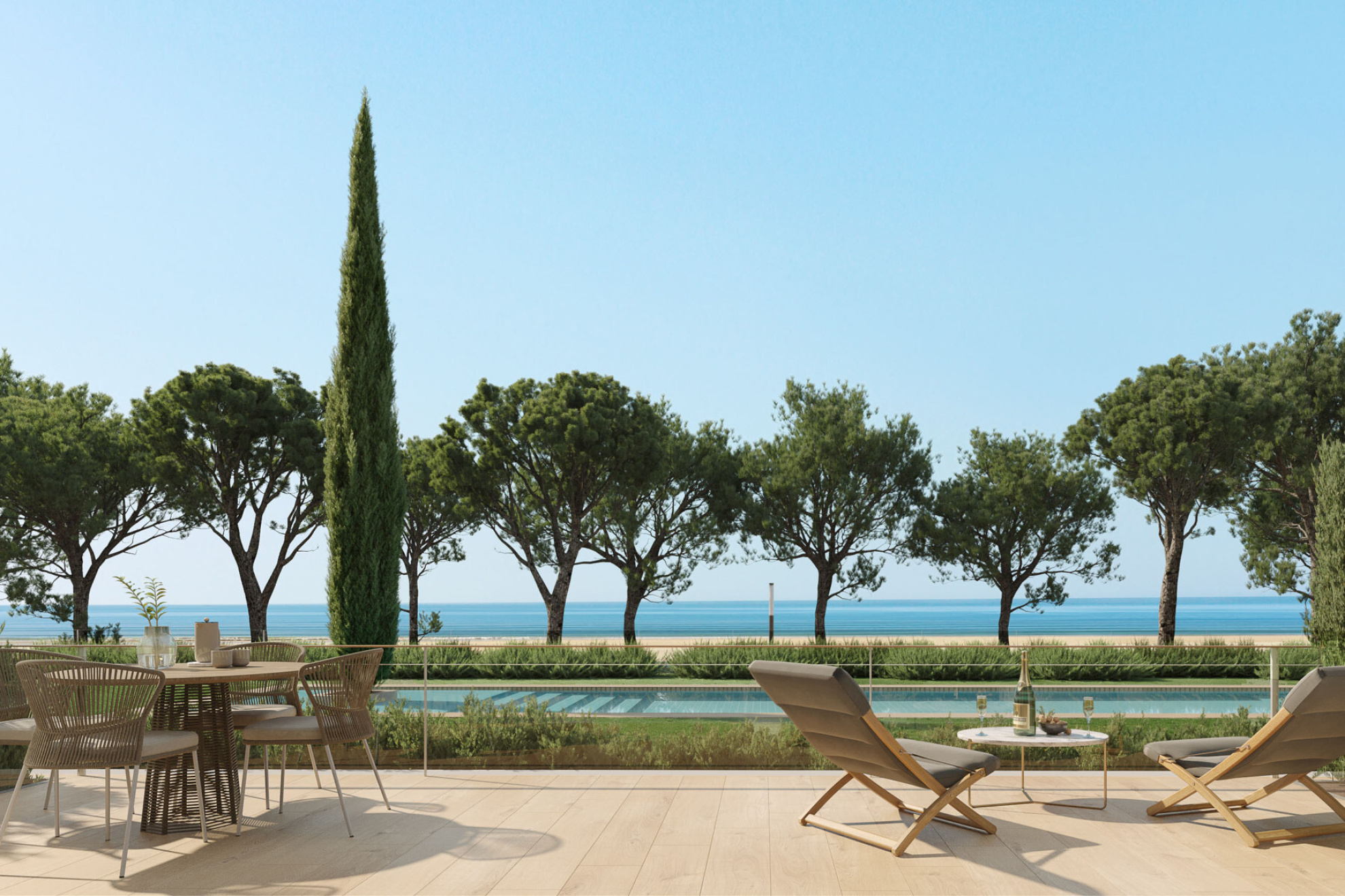  Promotion of new construction apartments on the seafront in Platja d