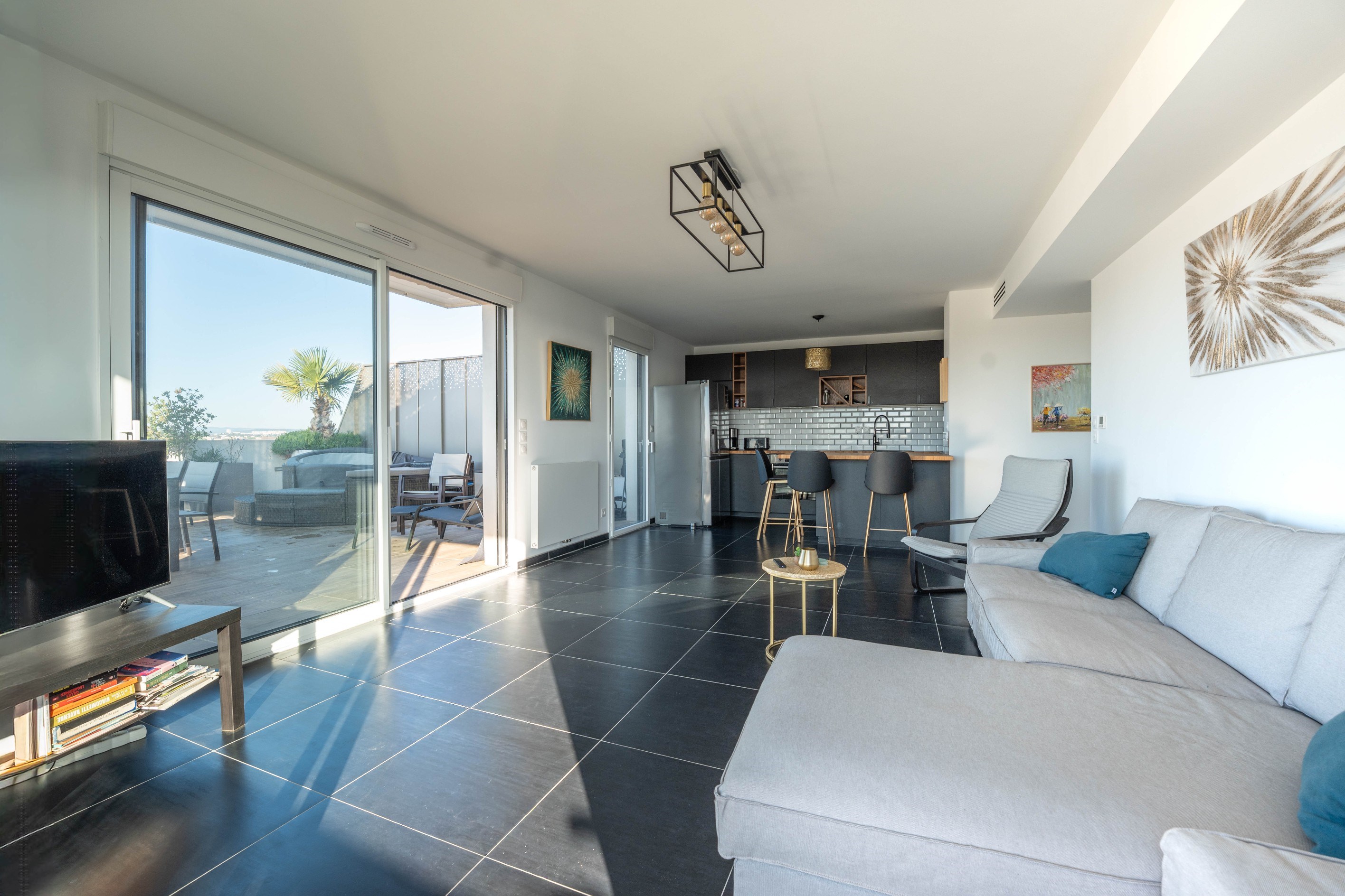  Exceptional apartment with large terrace and jacuzzi – Panoramic view of Montpe… - 物件實景