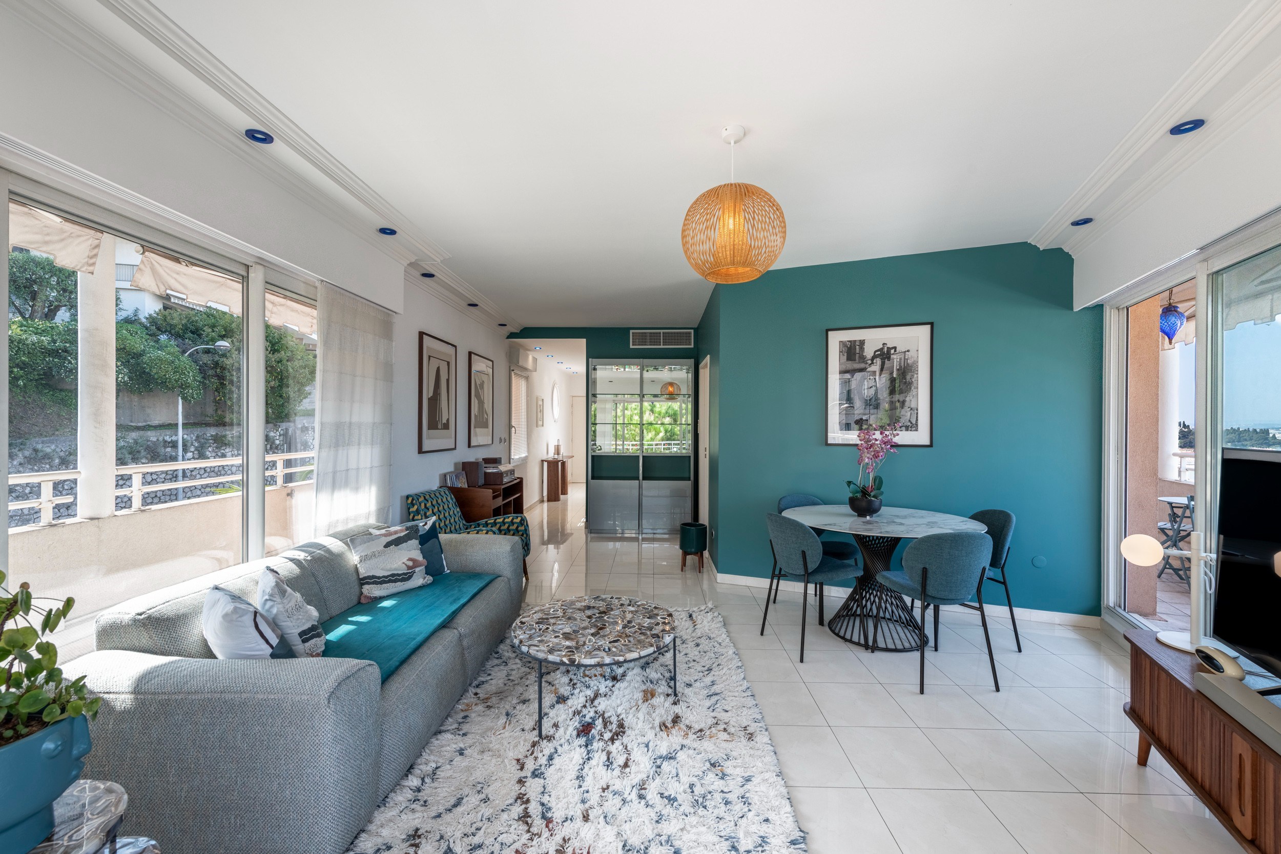  Nice Mont Boron top floor apartment with wraparound terrace and sea glimpse, Fr… - 物件實景