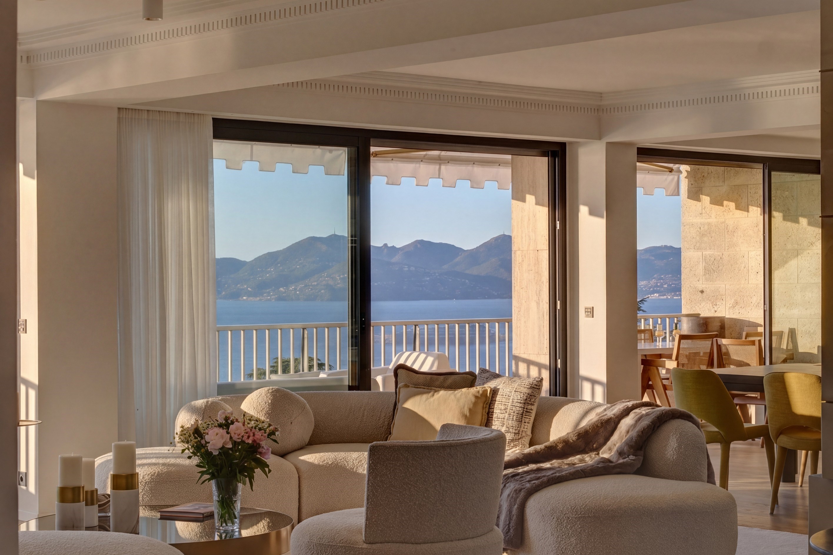  La Californie - Sea-view apartment in a secure residence with private shuttle s… - 物件實景