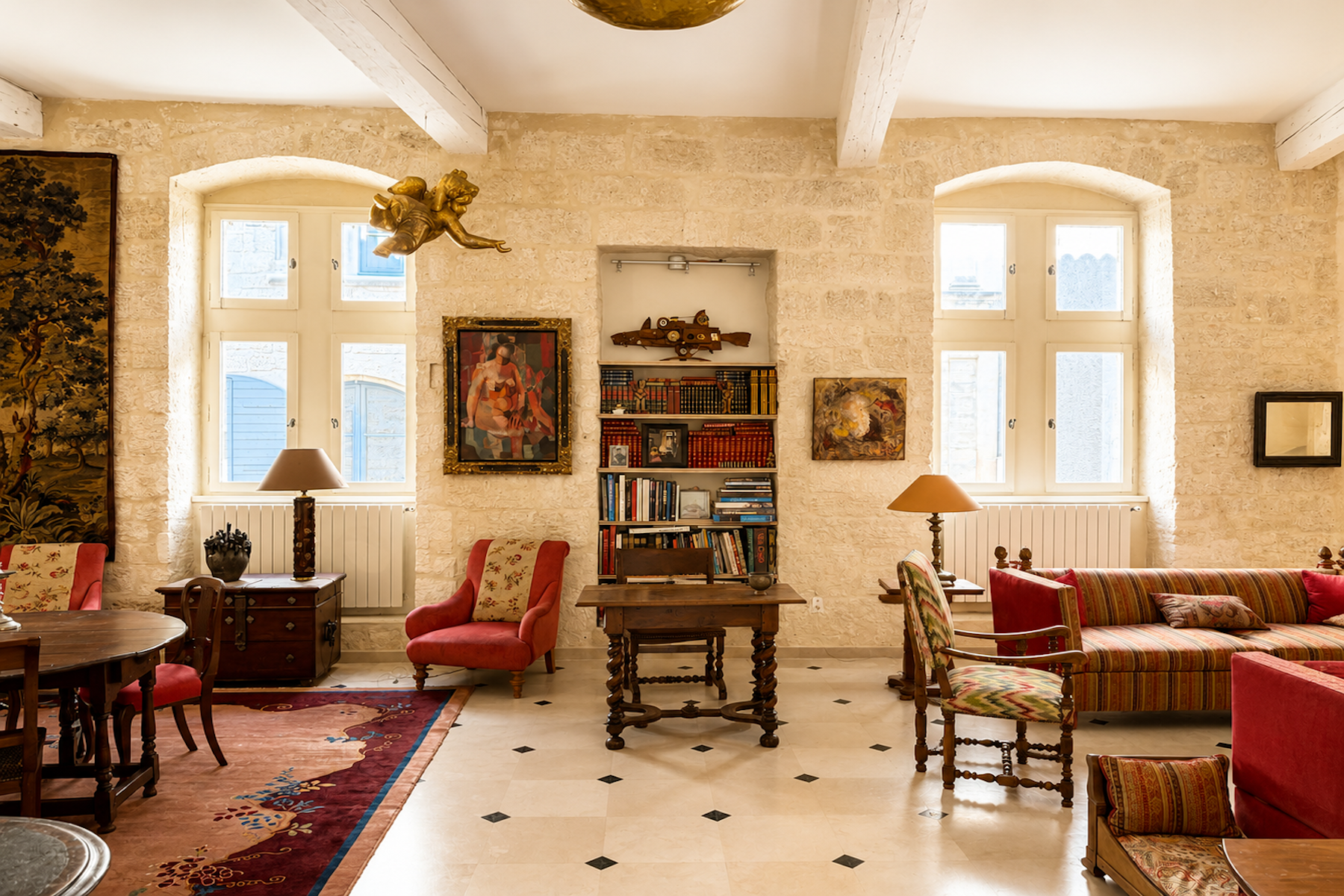  Exceptional Apartment with Garden Terrace in a Historic Mansion in Uzès - 物件實景
