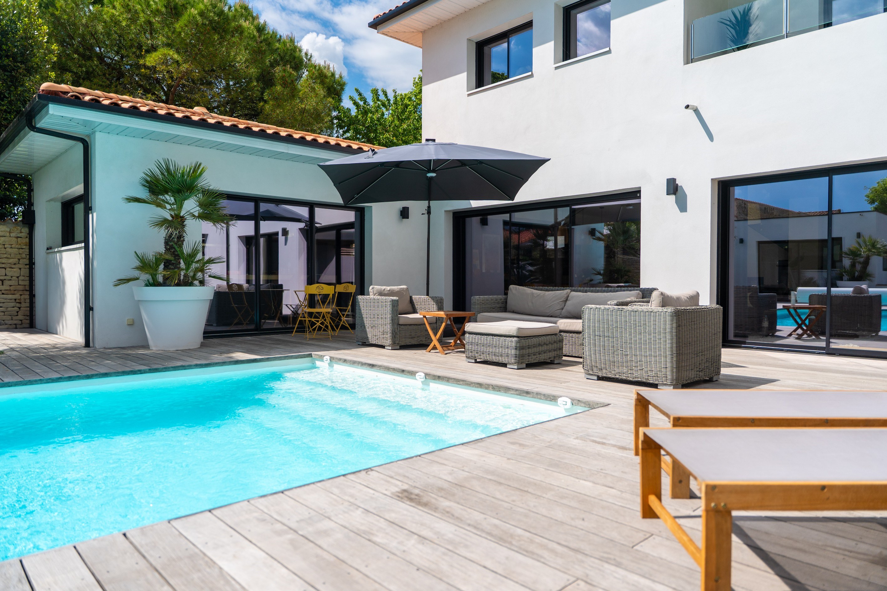  Contemporary 4 bedroom house with heated pool 15 minutes from La Rochelle - 物件實景