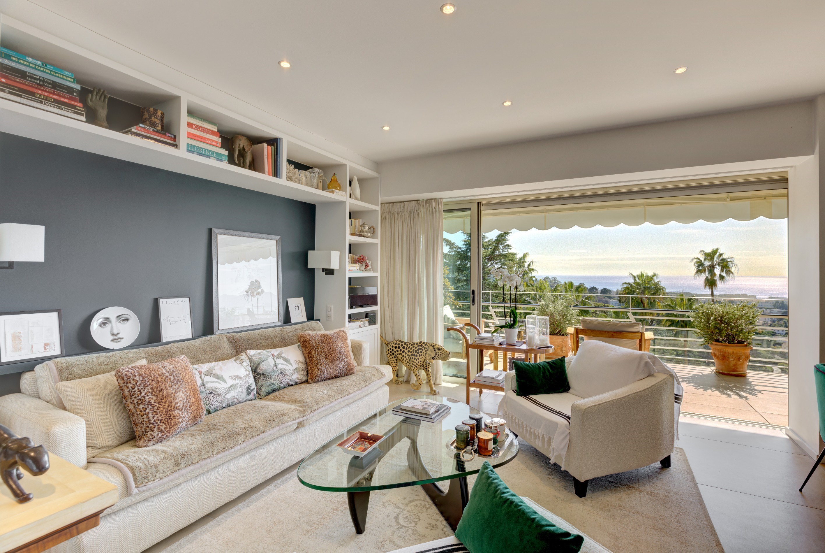  Luxury apartment with panoramic sea views in Cannes Californie - 物件實景