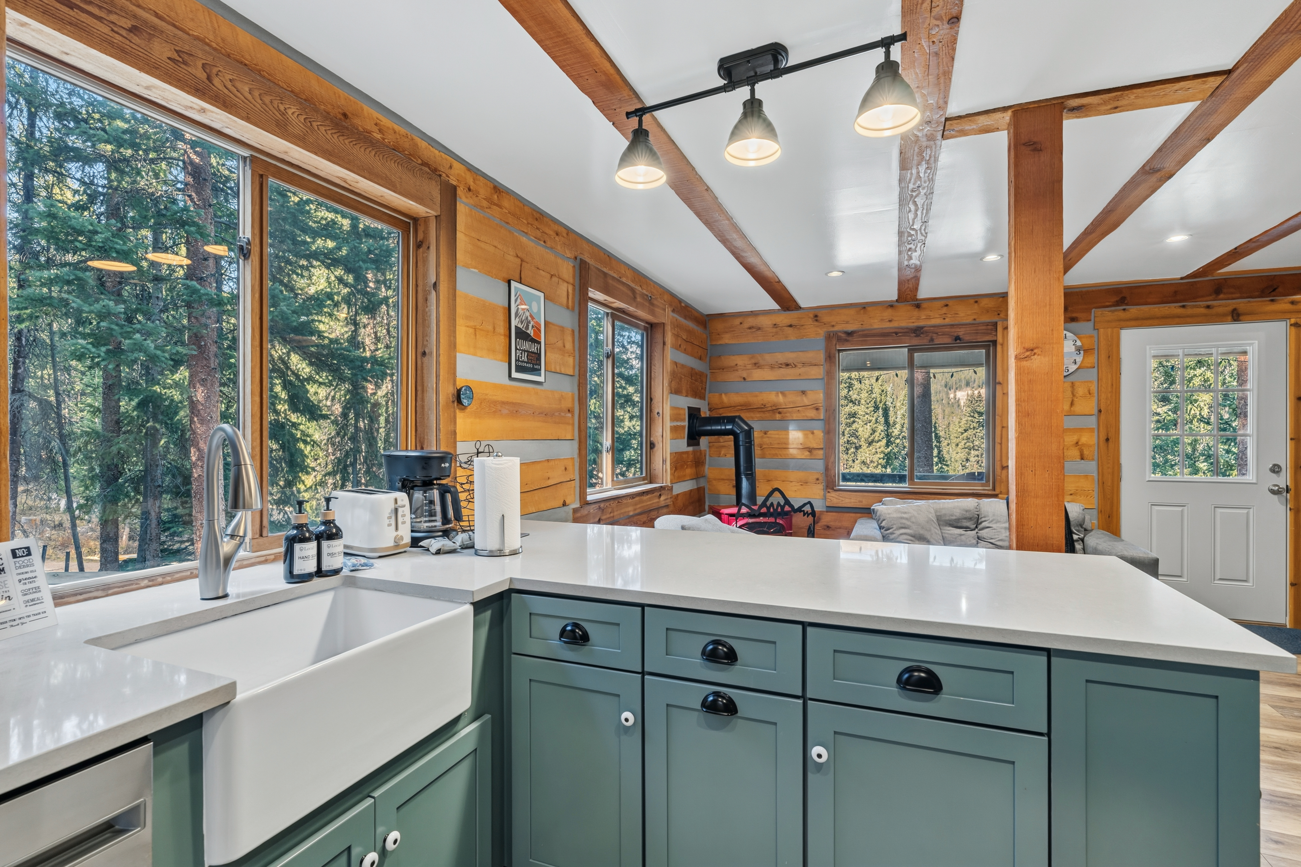  Cozy Cabin 1/2 Acre Backing to National Forest and Minutes from Main Street - 物件實景