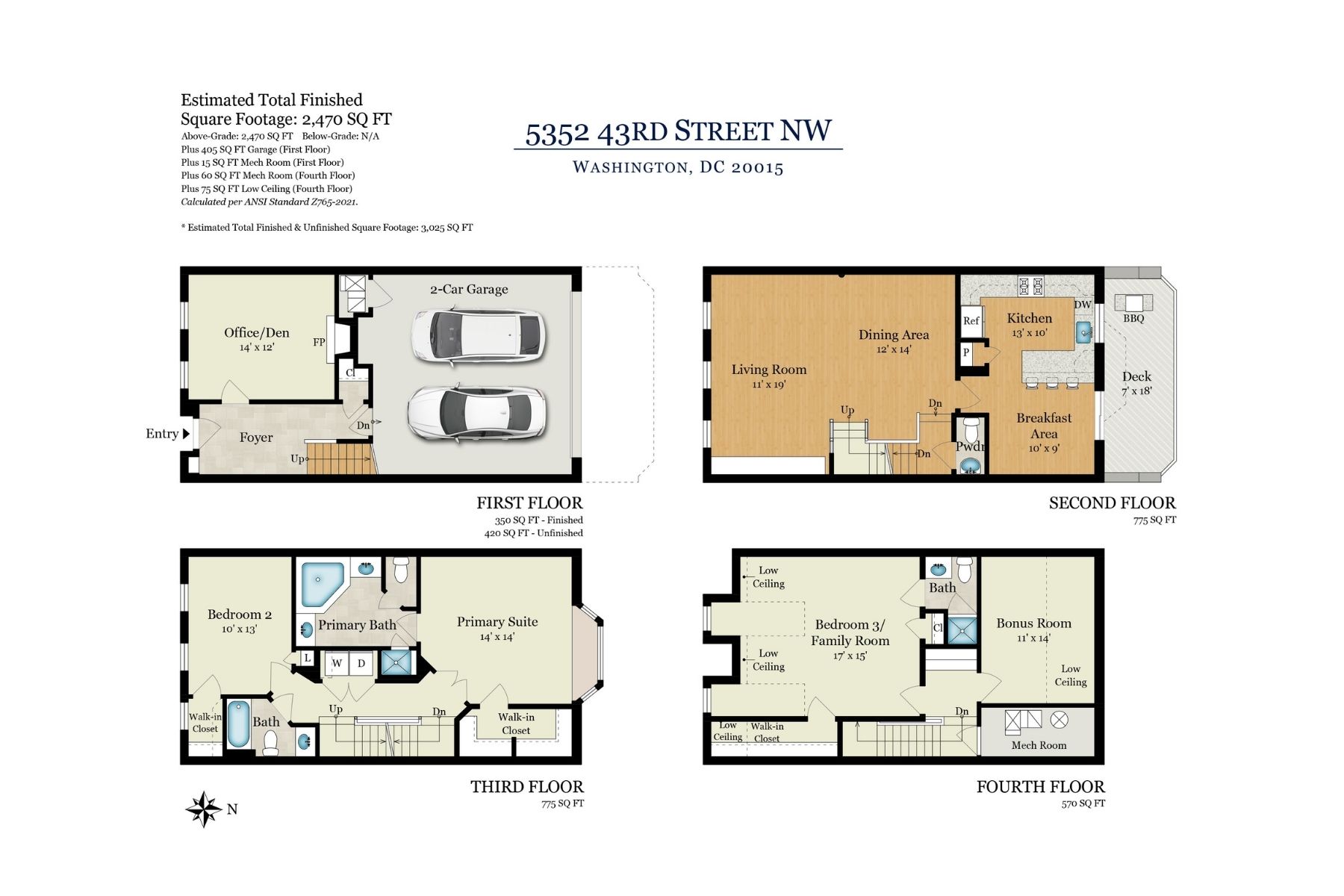  5352 43rd Street NW, Washington, DC, 20015 - 物件實景