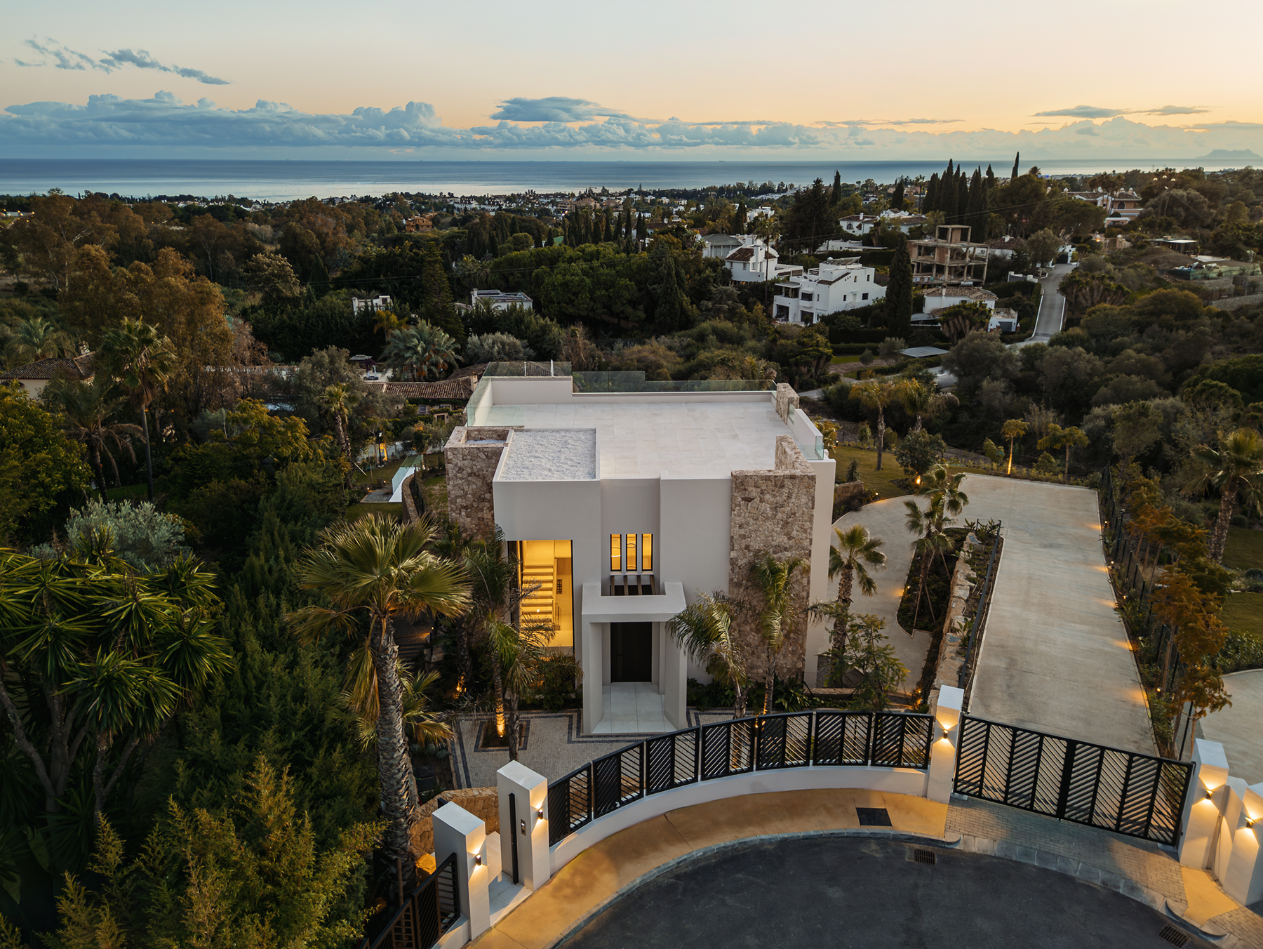  Contemporary designer villa with sea views in Marbella