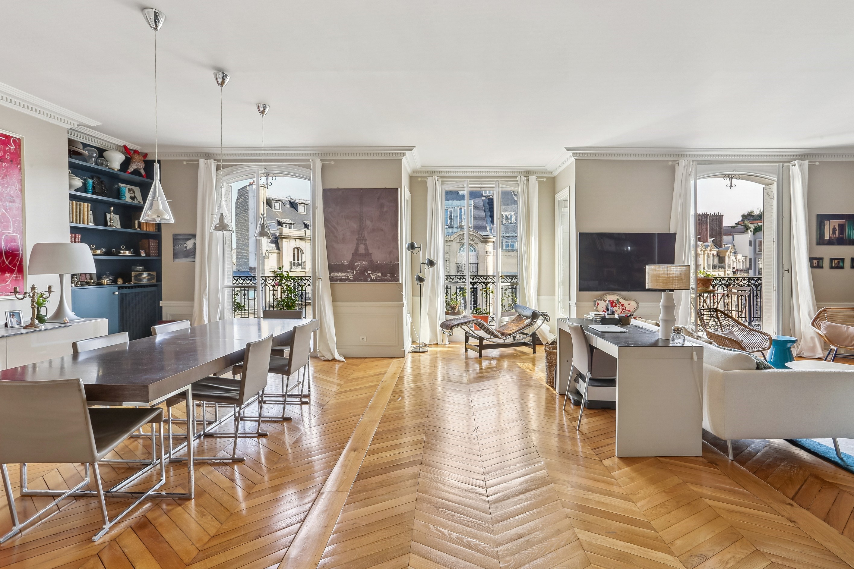  Family Apartment with Eiffel Tower View – Paris 16th – 3 Bedrooms - 物件實景