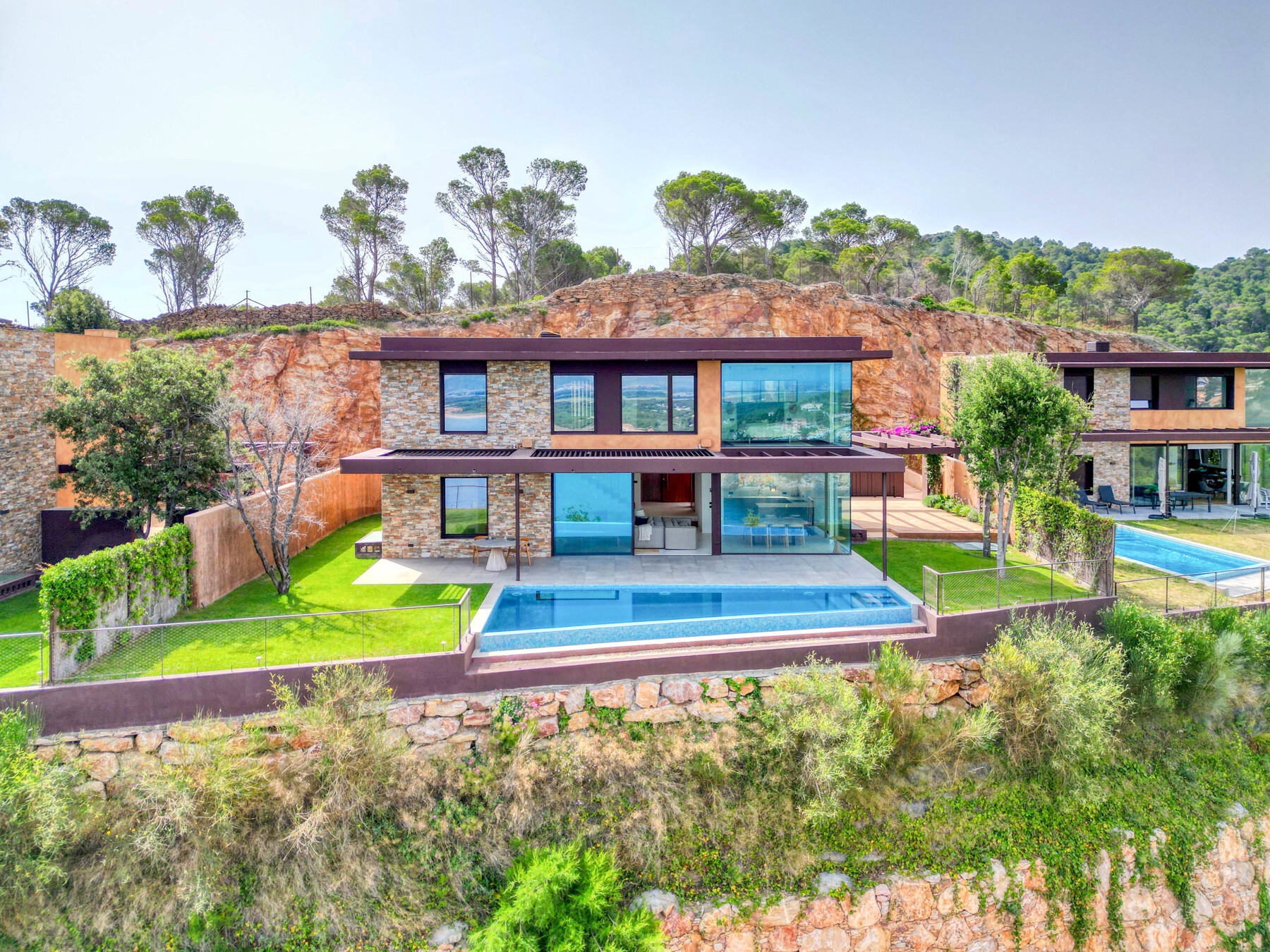  House with swimming pool and sea views in urbanization in Sa Riera - 物件實景