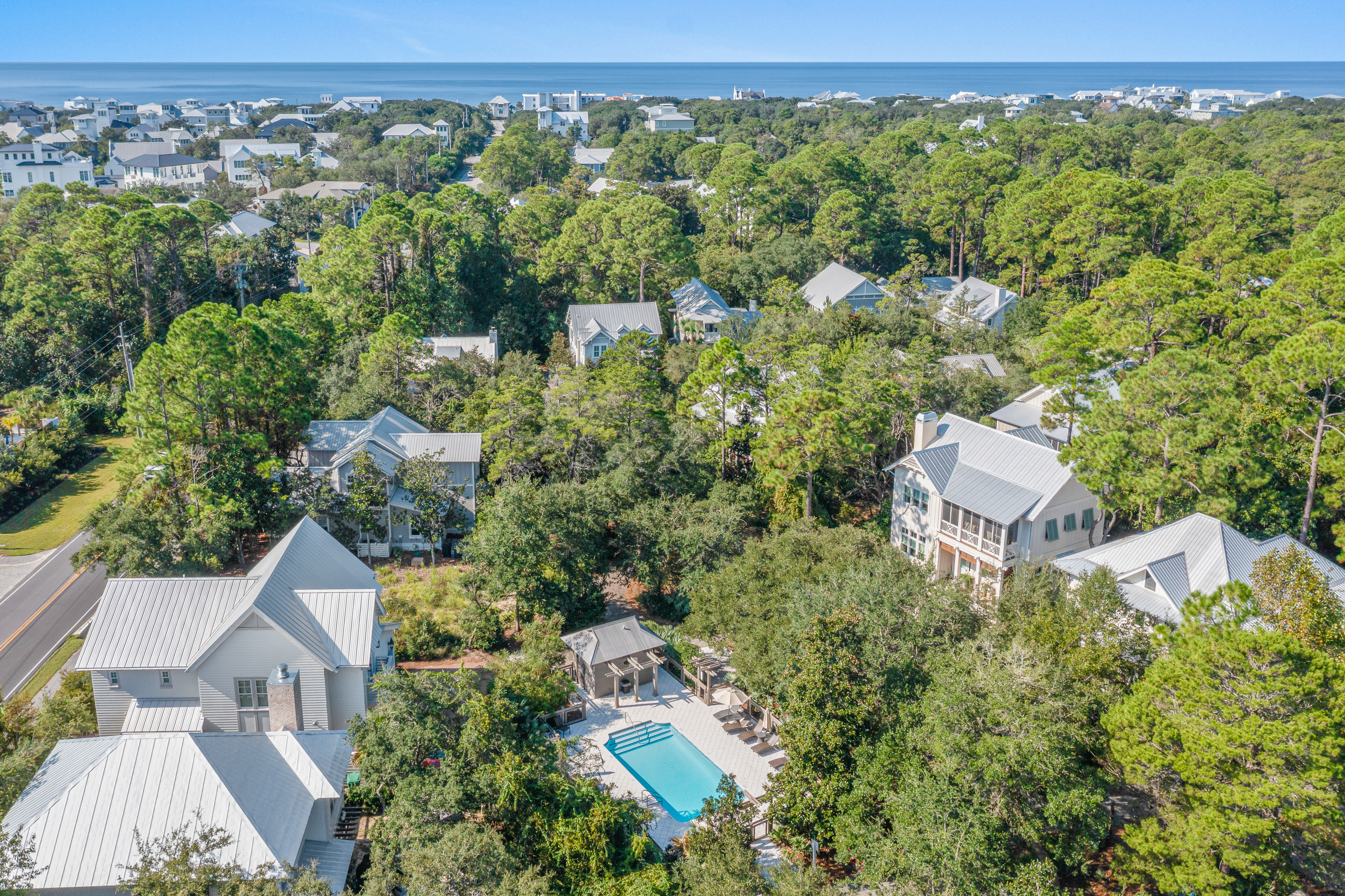  Distinctive Preserve-Backed Seagrove Beach Retreat Near the Gulf - 物件實景