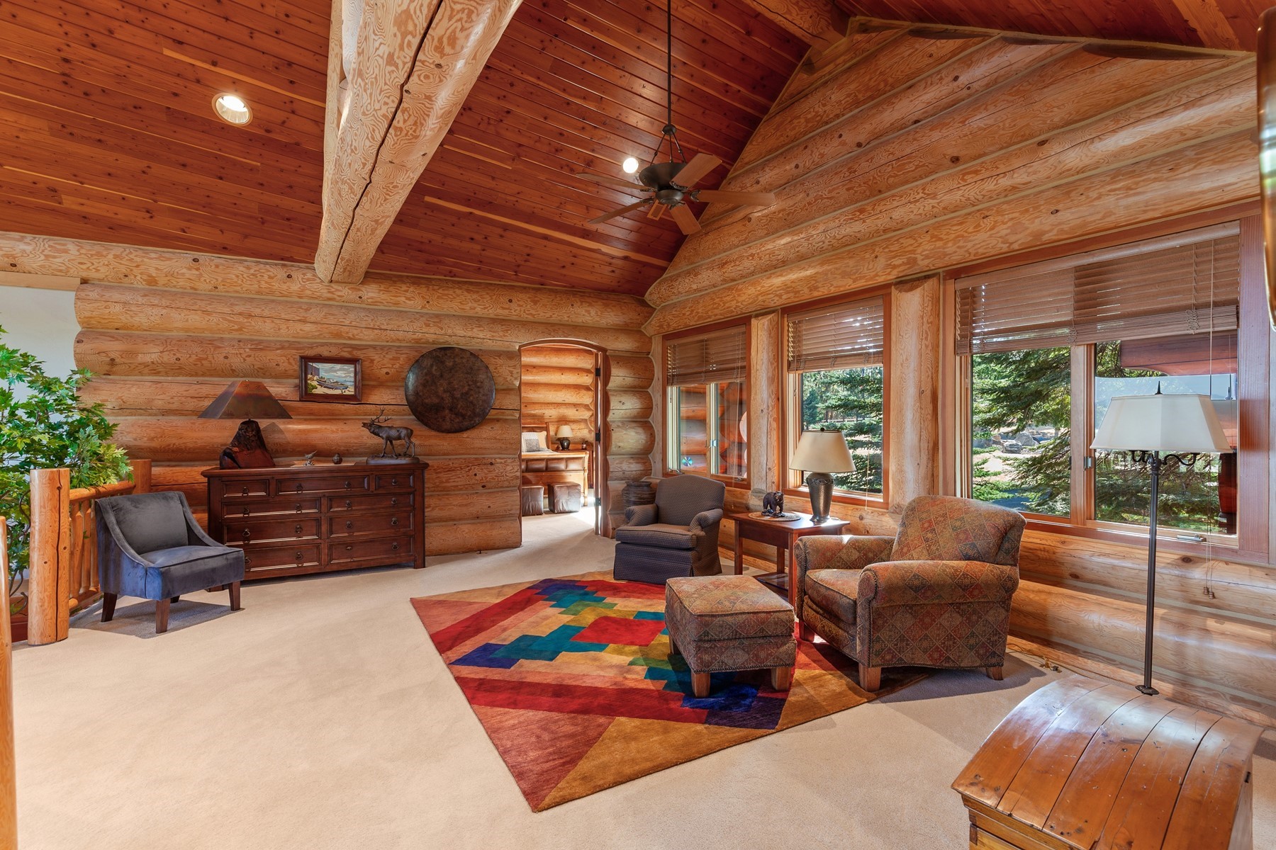  Log Estate overlooking Lake Coeur d