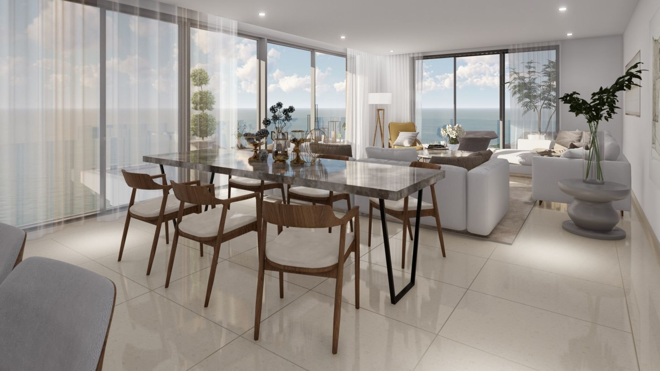  4 Bedroom Apartment with Sweeping Sea Views from the 12th Floor in Pafos - 物件實景