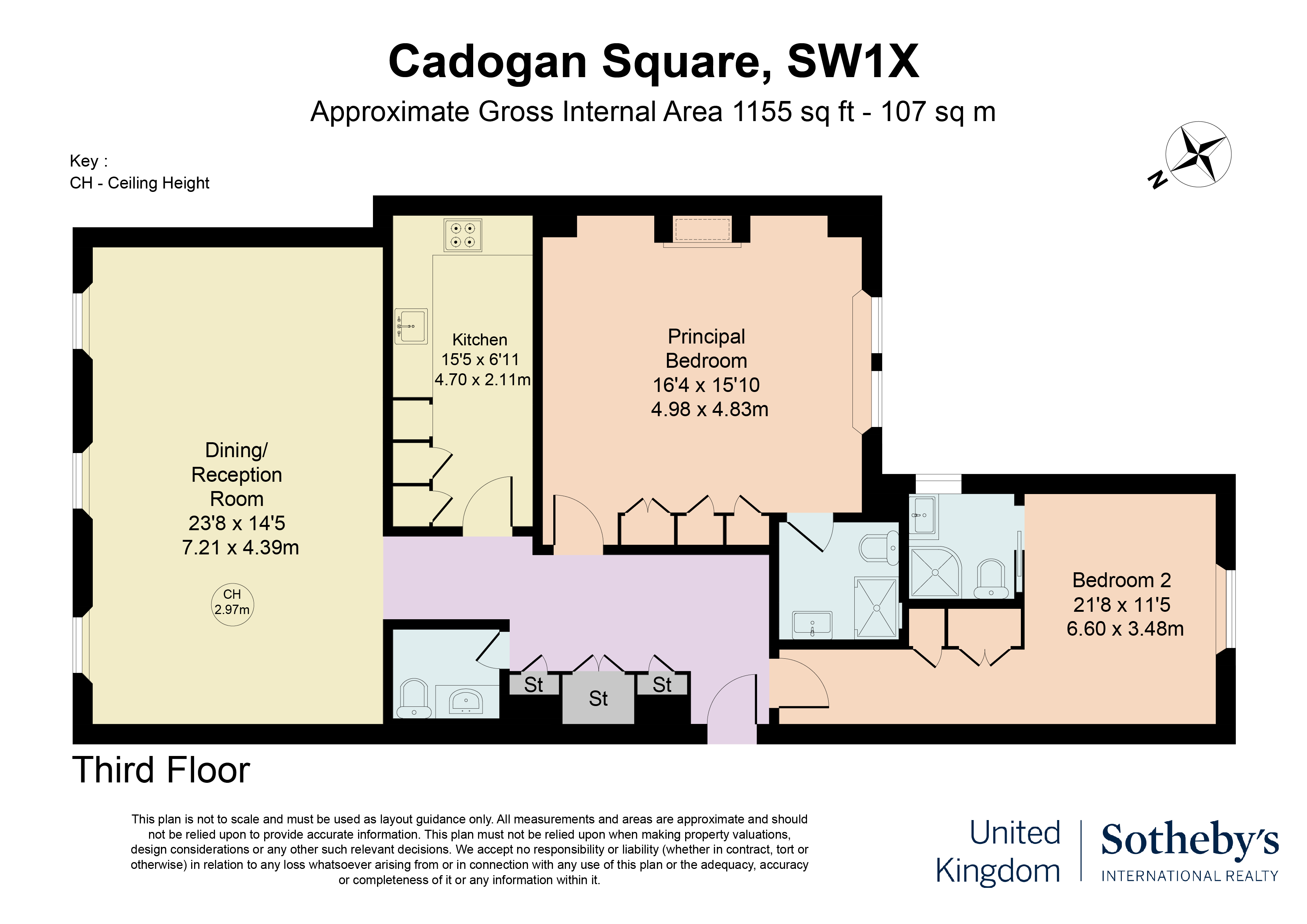 A well-proportioned lateral apartment on Cadogan Square - 物件實景