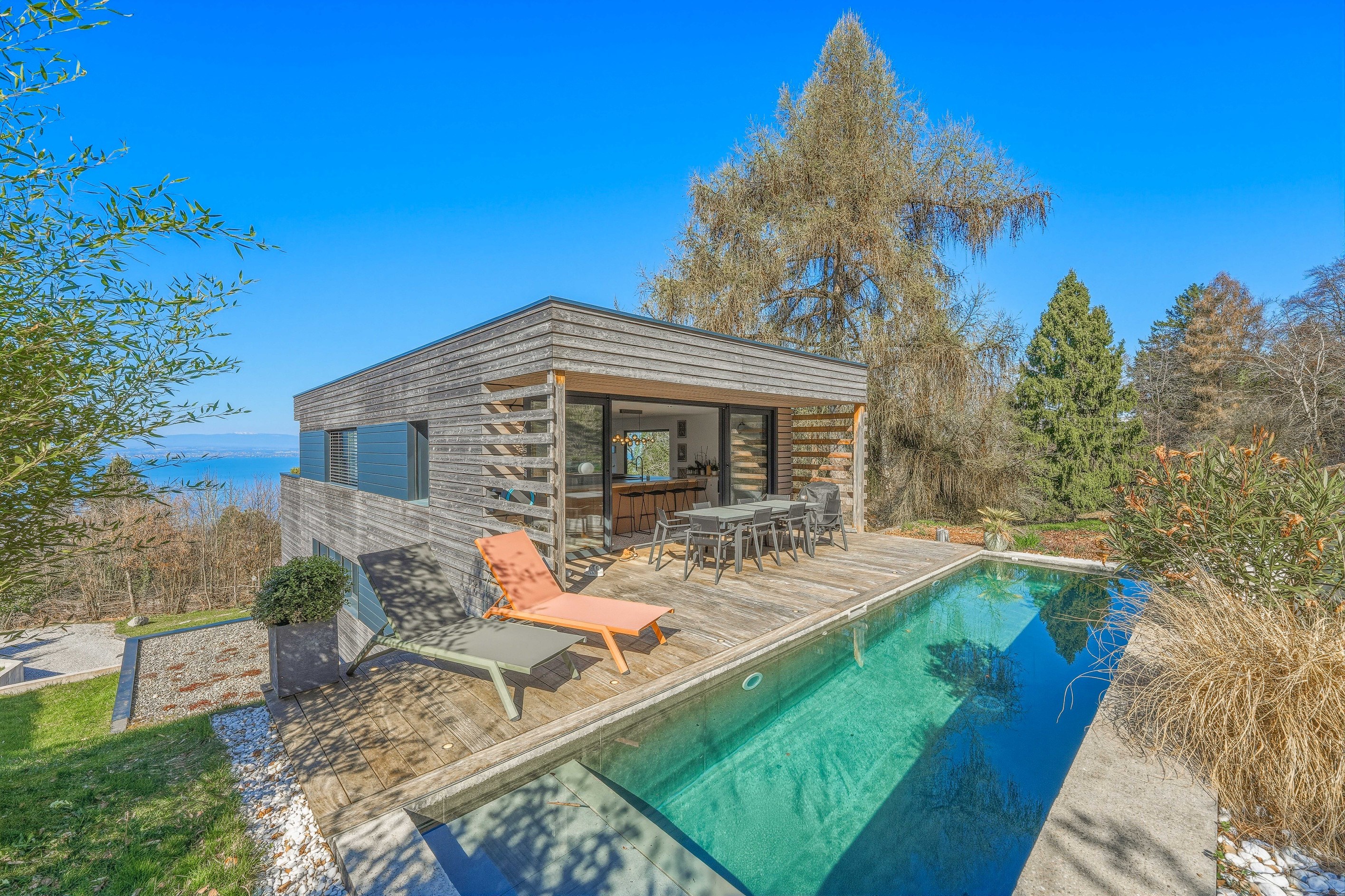  Evian : contemporary villa offering exceptional panoramic views over the lake - 物件實景