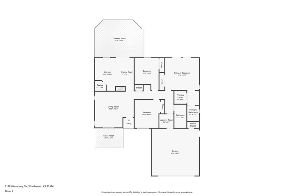 Winchester, California, 92596, United States, 3 Bedrooms Bedrooms, ,2 BathroomsBathrooms,Residential,For Sale,2010762