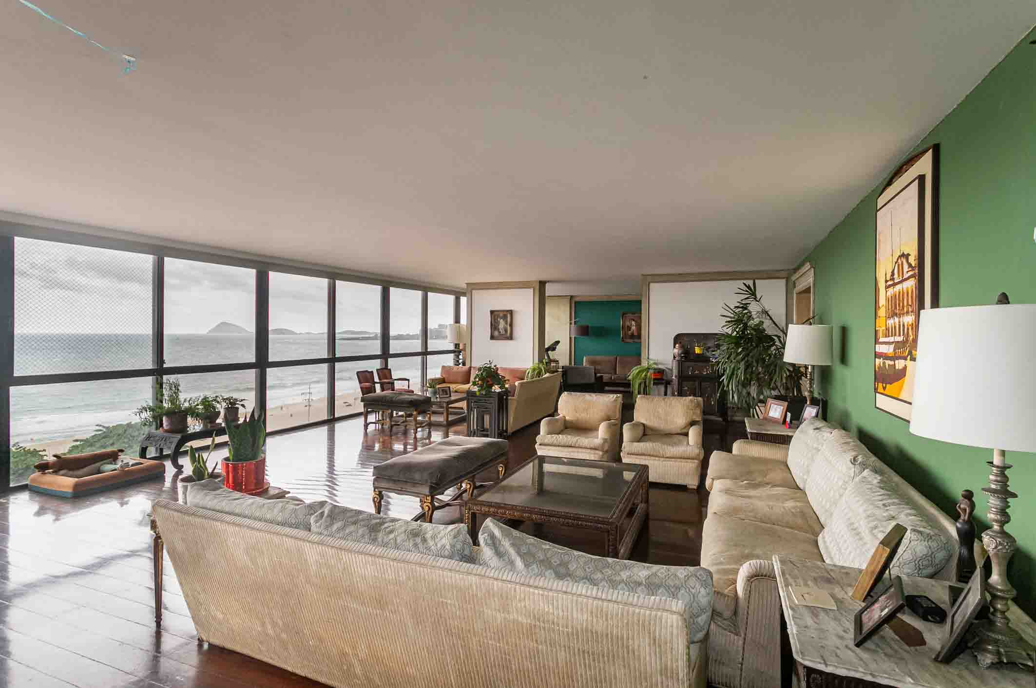  High-floor apartment with panoramic ocean views on Avenida Atlântica - 物件實景