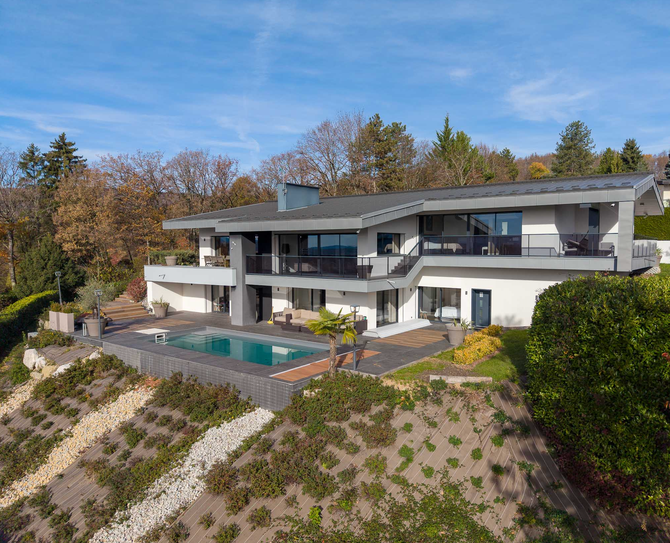  Architect-designed villa with panoramic views of Lake Annecy - 物件實景