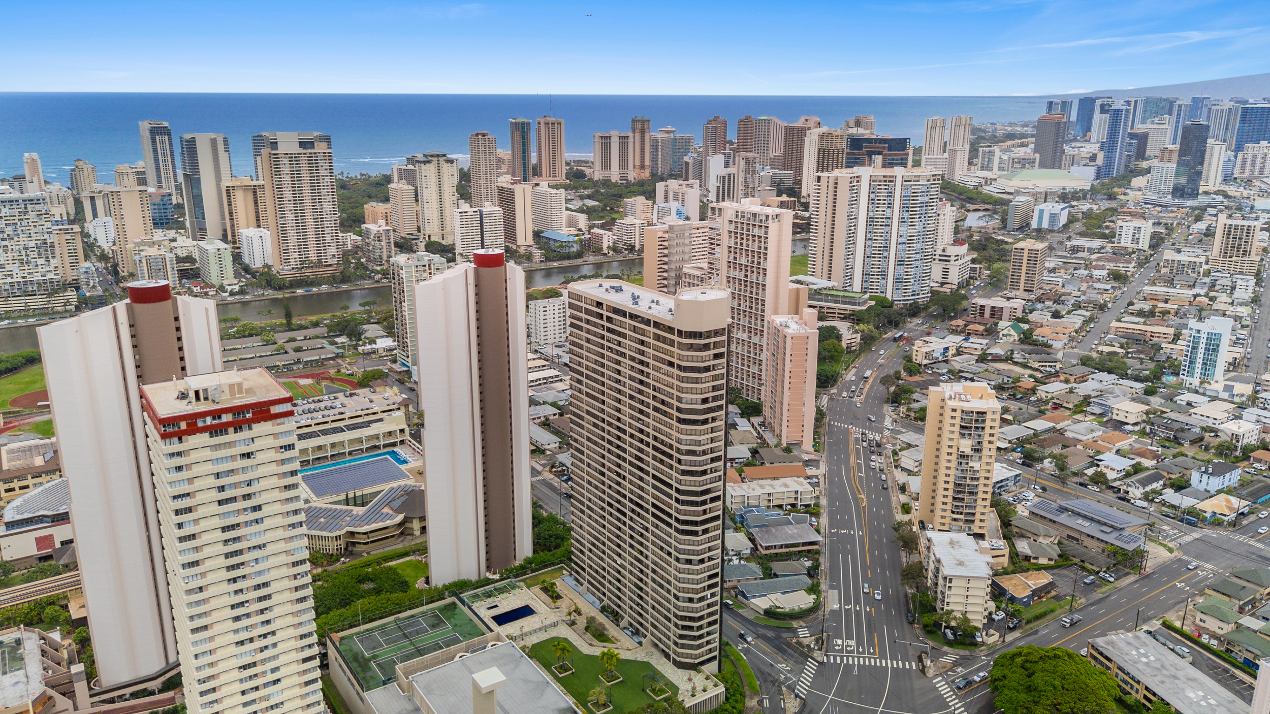  Iolani Court Plaza, City, Diamond Head, Mountain, Ocean, Sunrise views - 物件實景