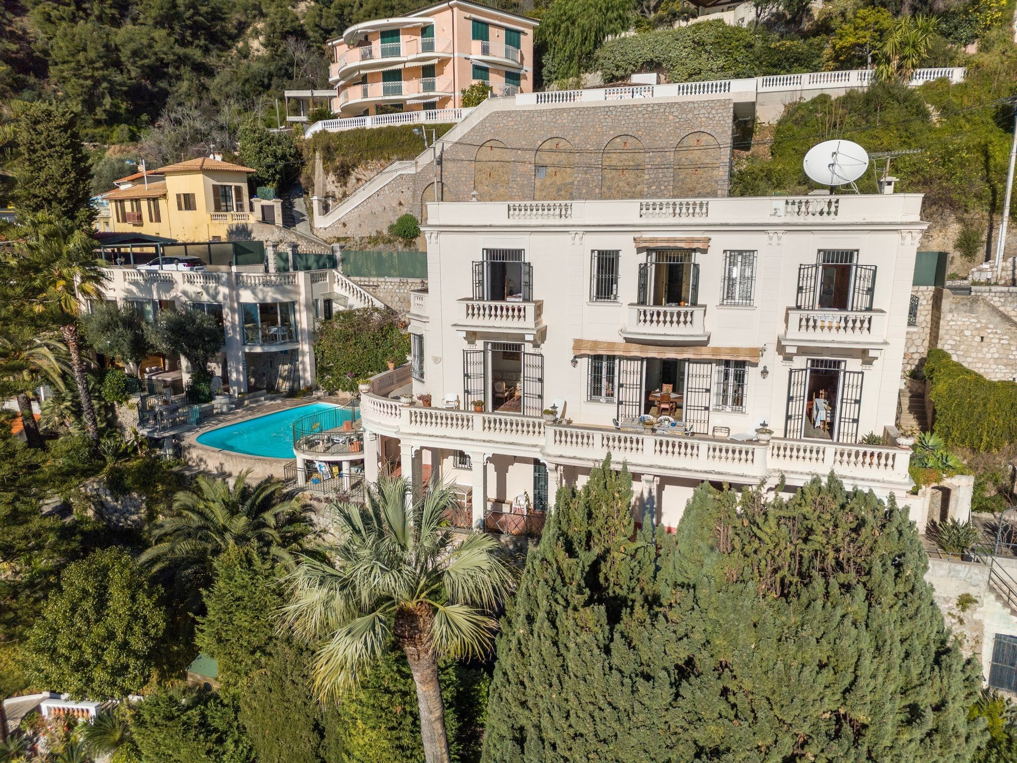  Belle Époque master house with sea view and Monaco in Roquebrune-Cap-Martin - 物件實景