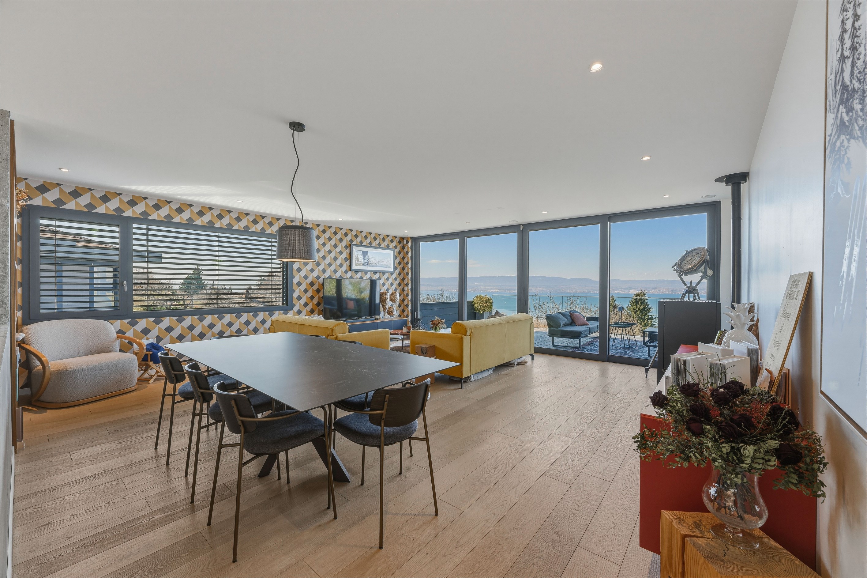  Evian : contemporary villa offering exceptional panoramic views over the lake - 物件實景