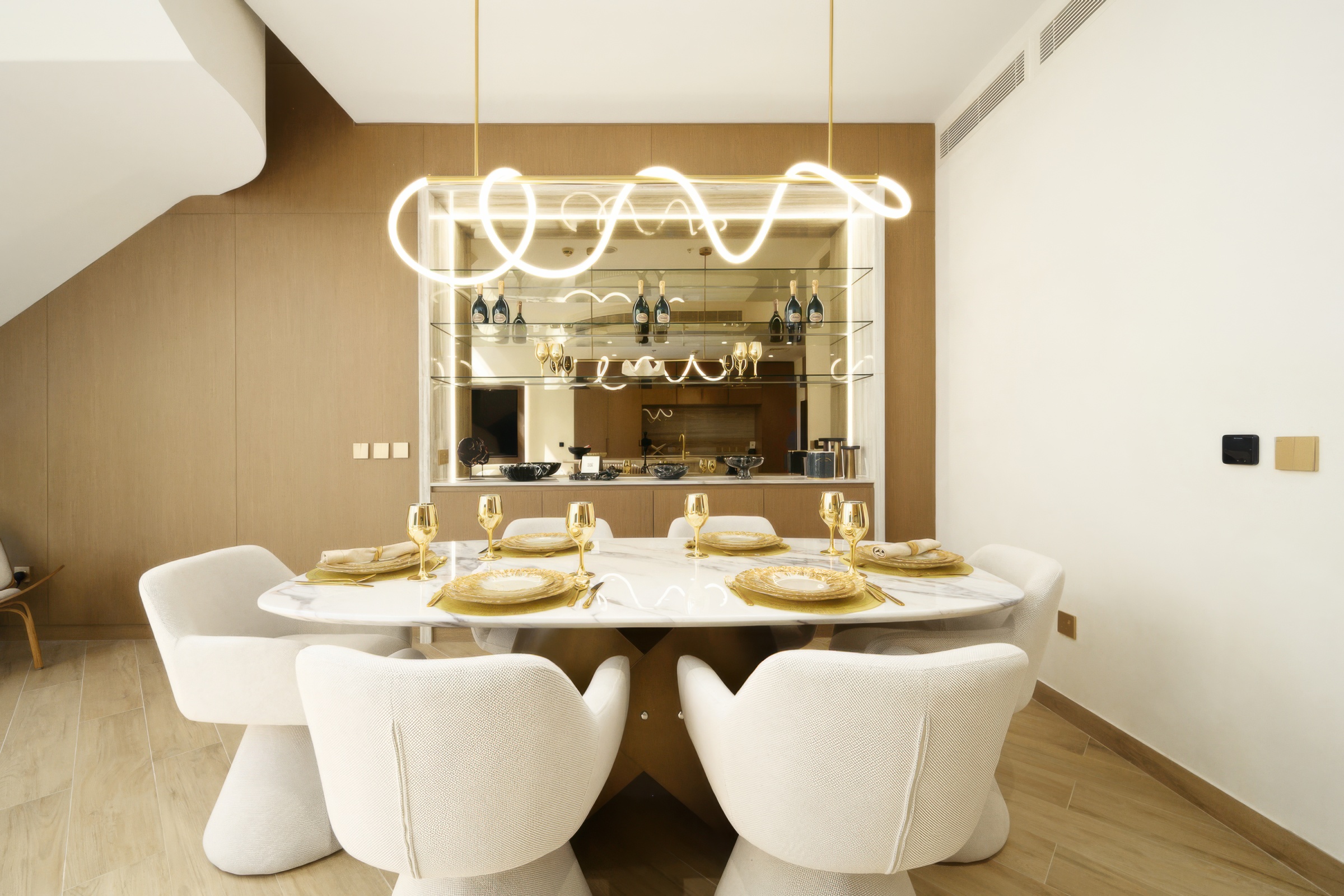  High-Floor Corner Duplex in DIFC - 物件實景