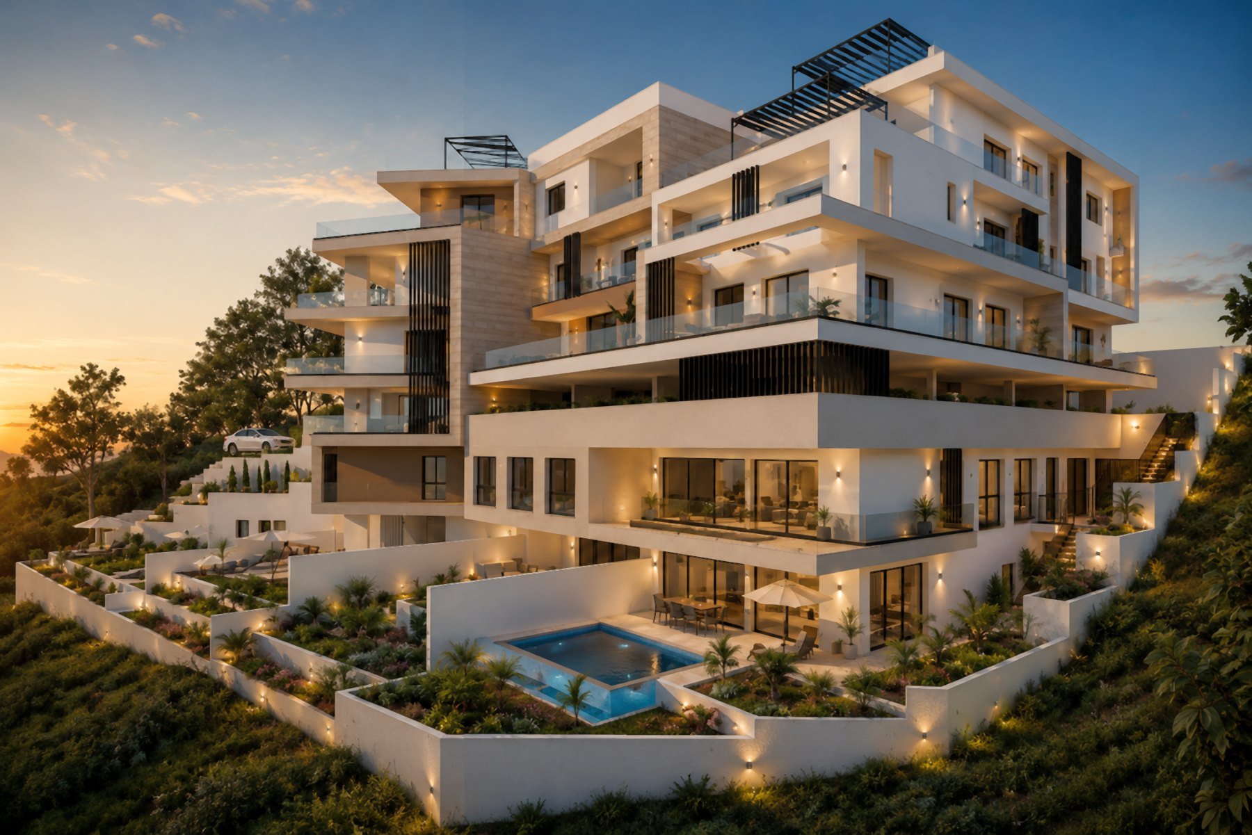 Four Bedroom Sea View Penthouse in Agios Athanasios, Limassol - 物件實景