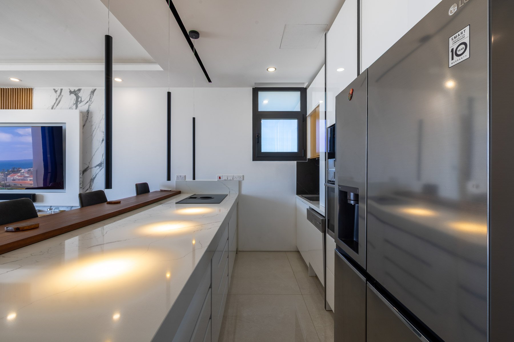  3-Bedroom Sea View Penthouse with Private Roof Terrace in Chloraka, Pafos - 物件實景