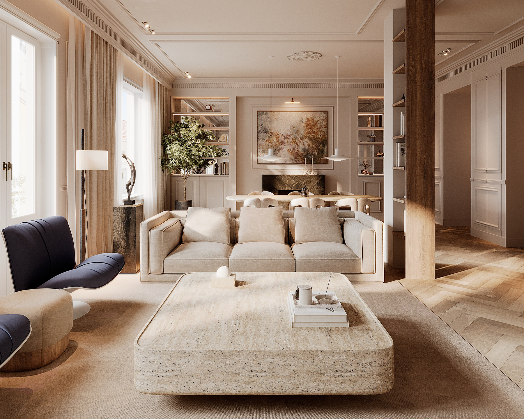  Classic flat in Almagro, Chamberí, with views and natural light - 物件實景